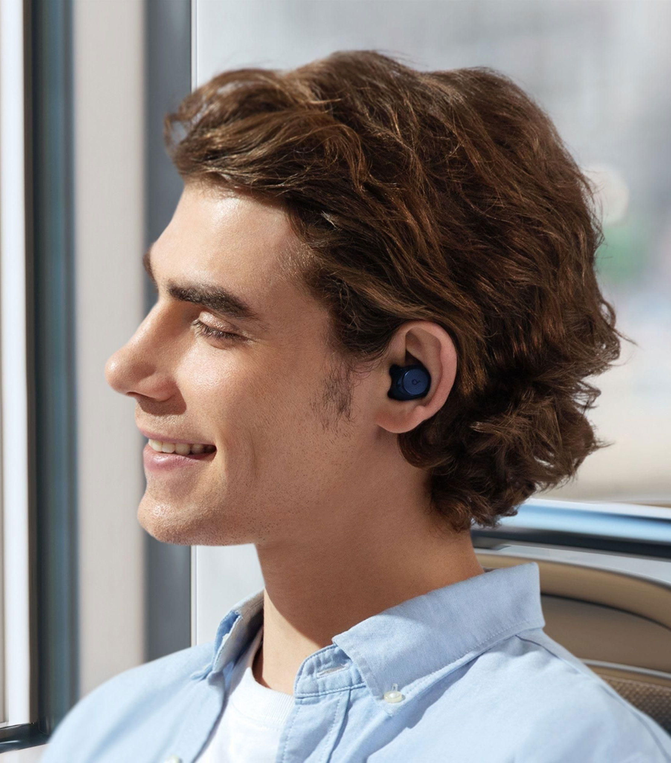 Audífonos inalámbricos Bluetooth 5.2 Space A40 Azul