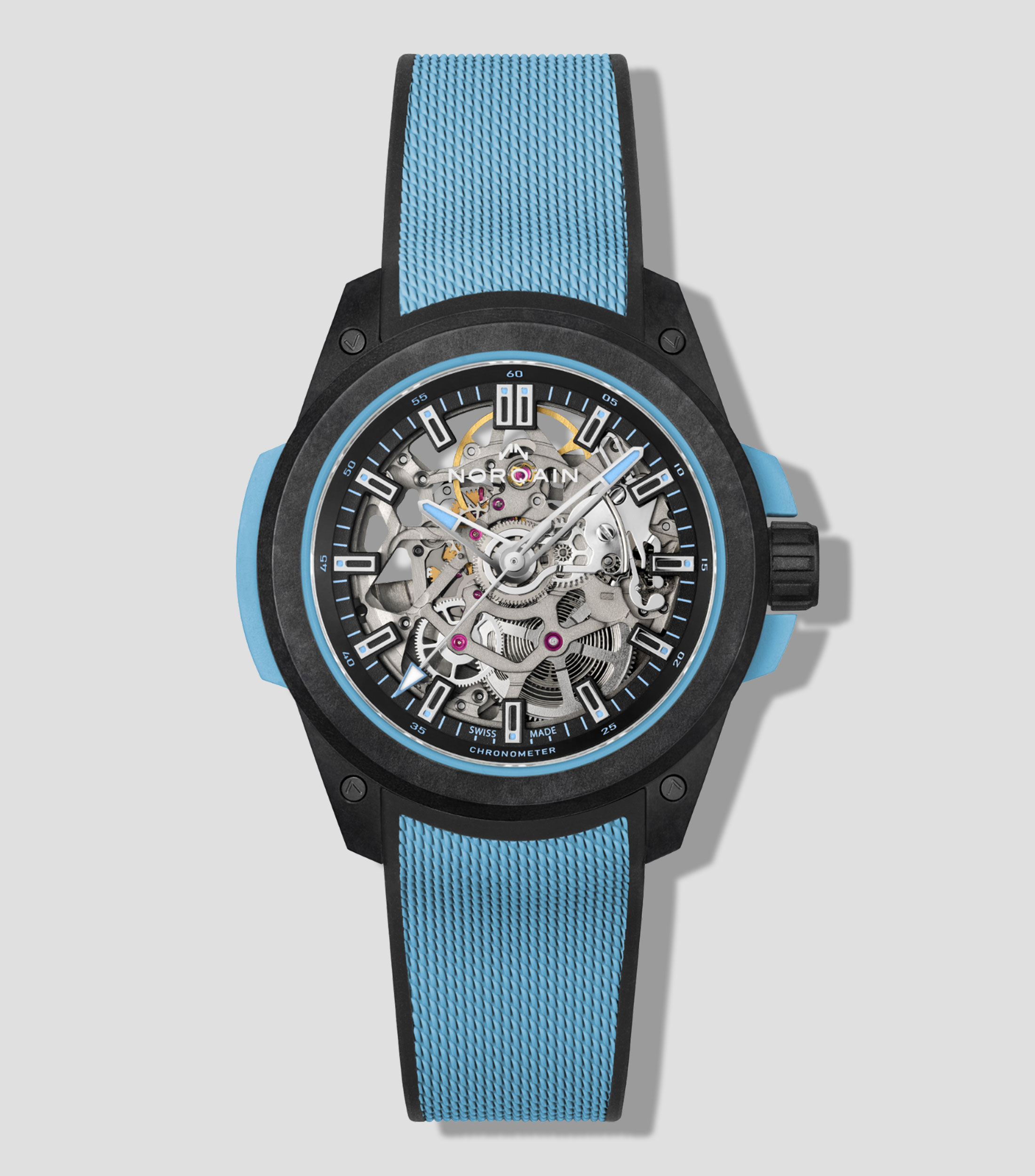Reloj Unisex Wild One Deportivo Negro, Azul