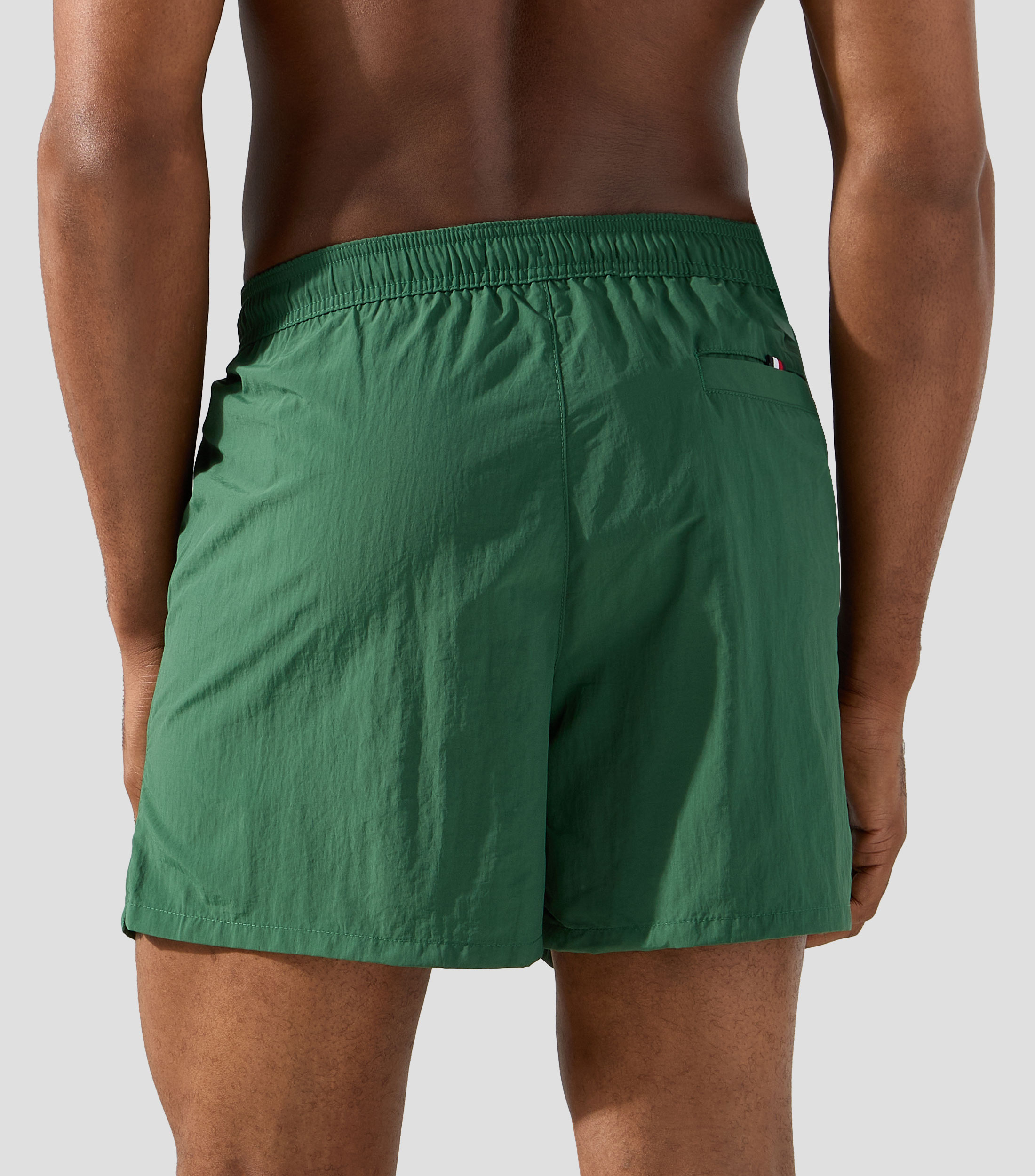 Traje de Baño corto con franjas Hombre