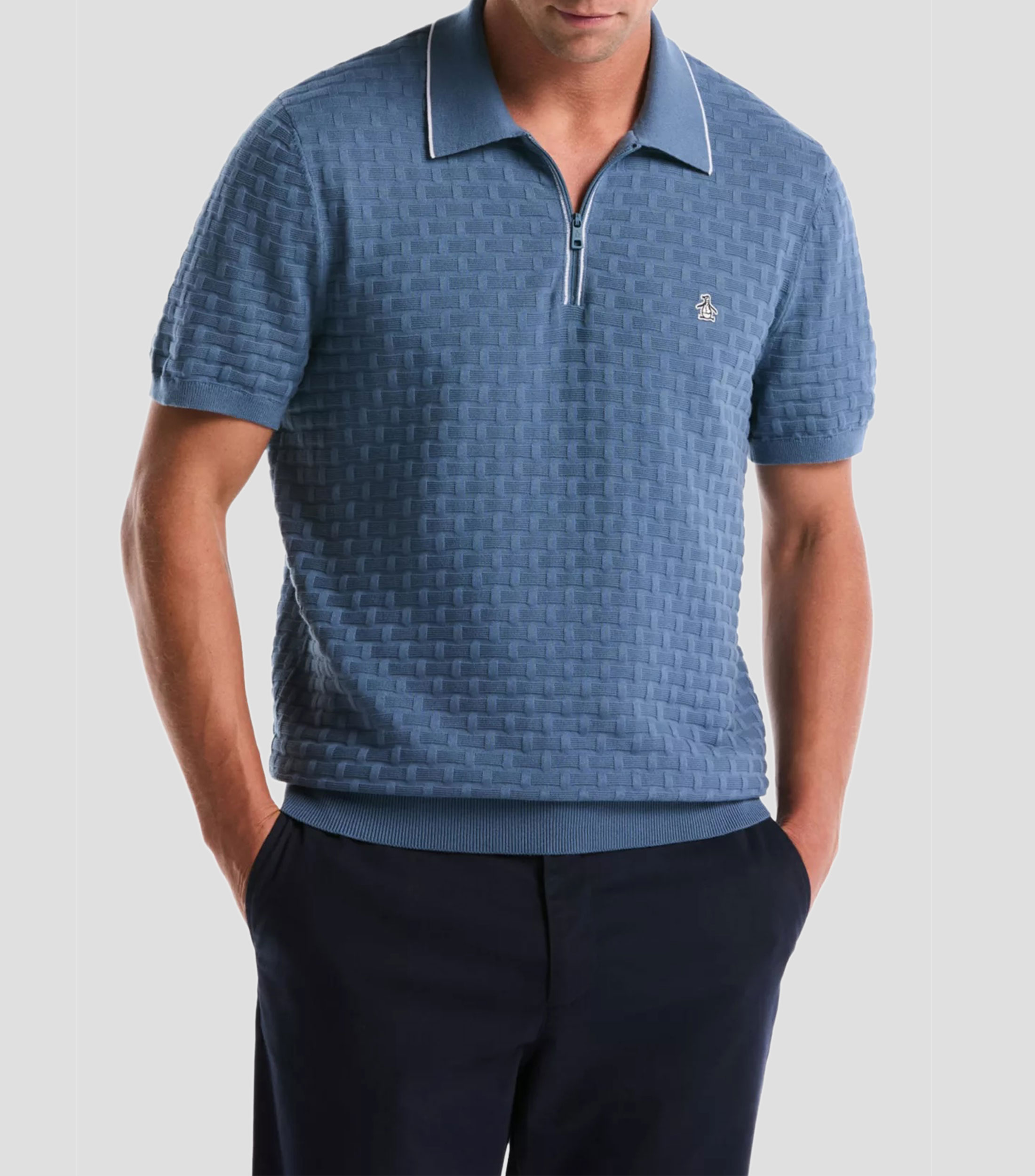 Playera tipo polo manga corta fantasía Hombre