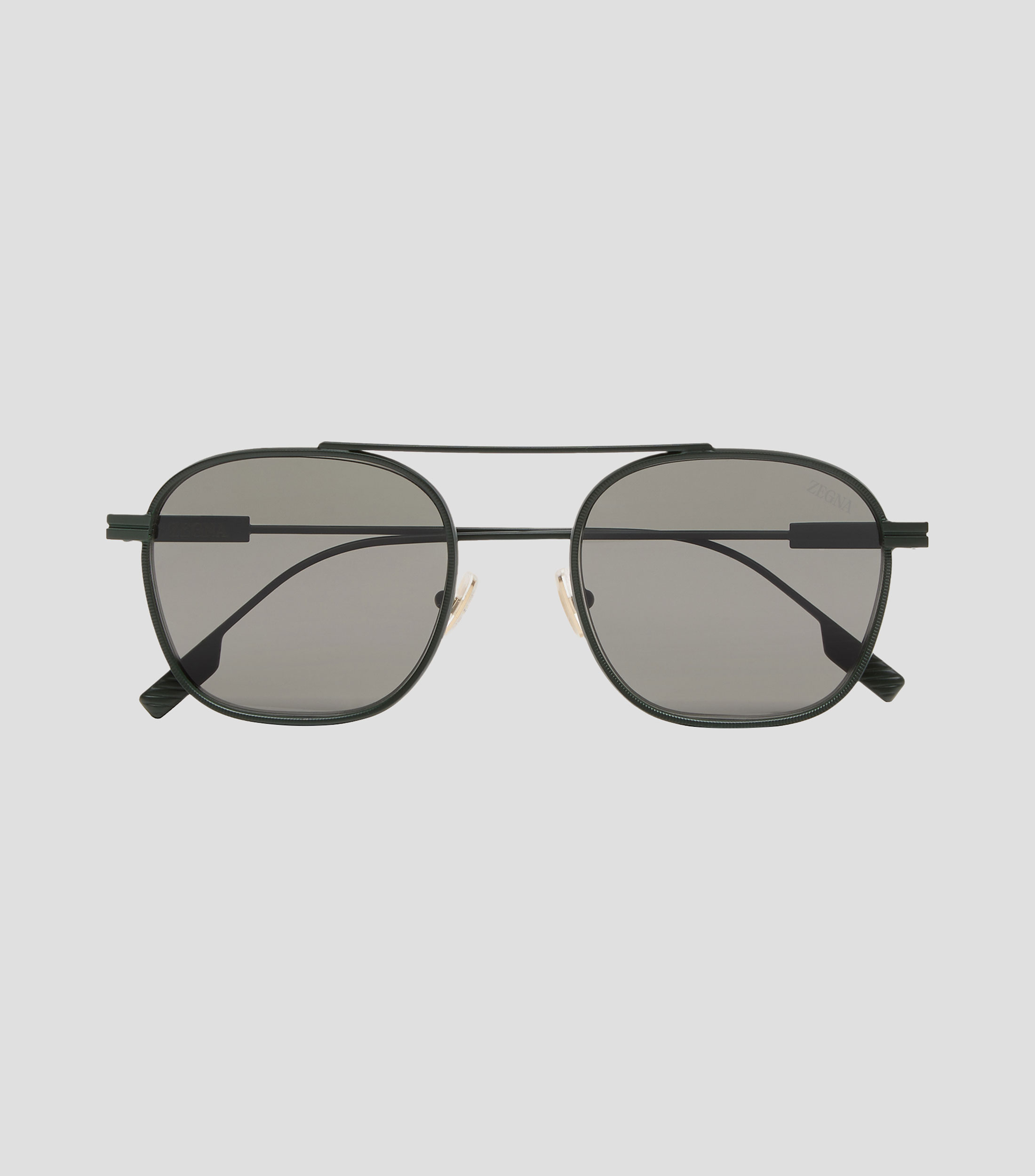 Lentes de sol aviador Orizzonte I verde oscuro Hombre