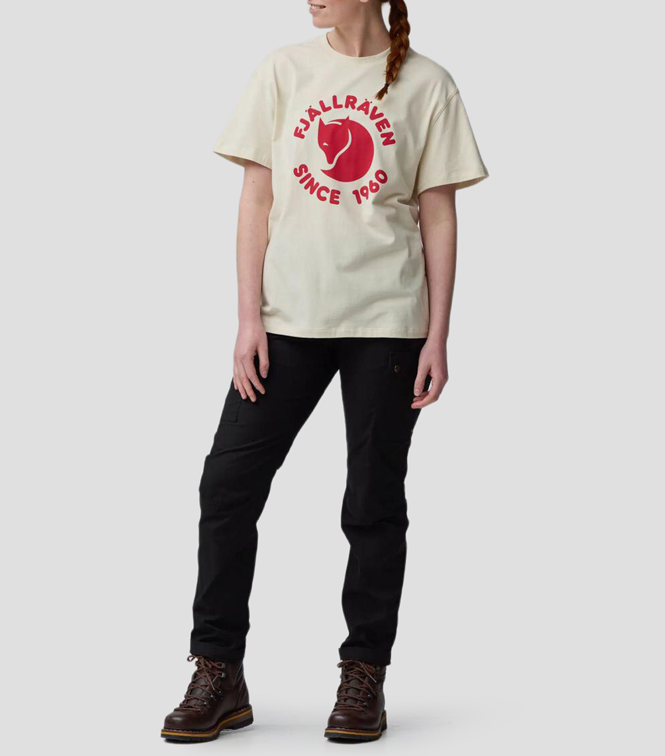 Playera cuello redondo manga corta estampada Mujer