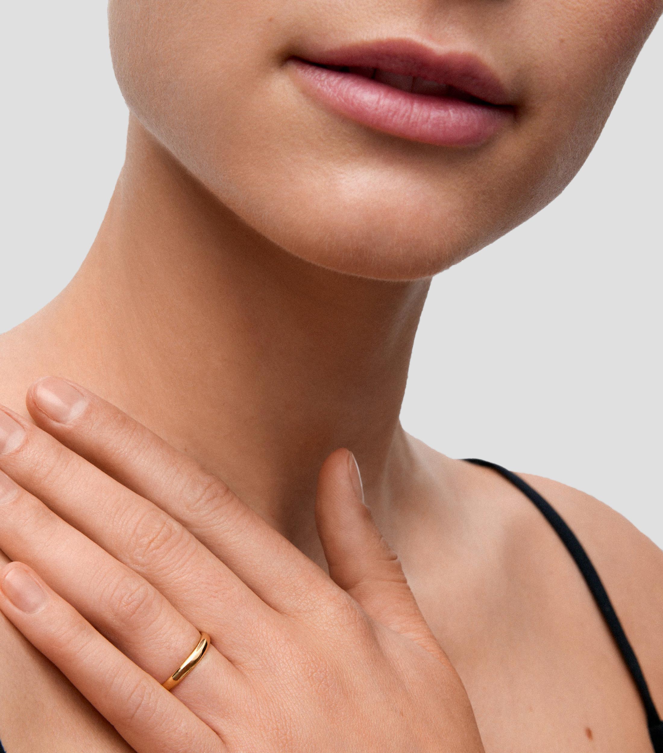 Anillo Alianza de Boda en oro rosa de 18 Kts Unisex