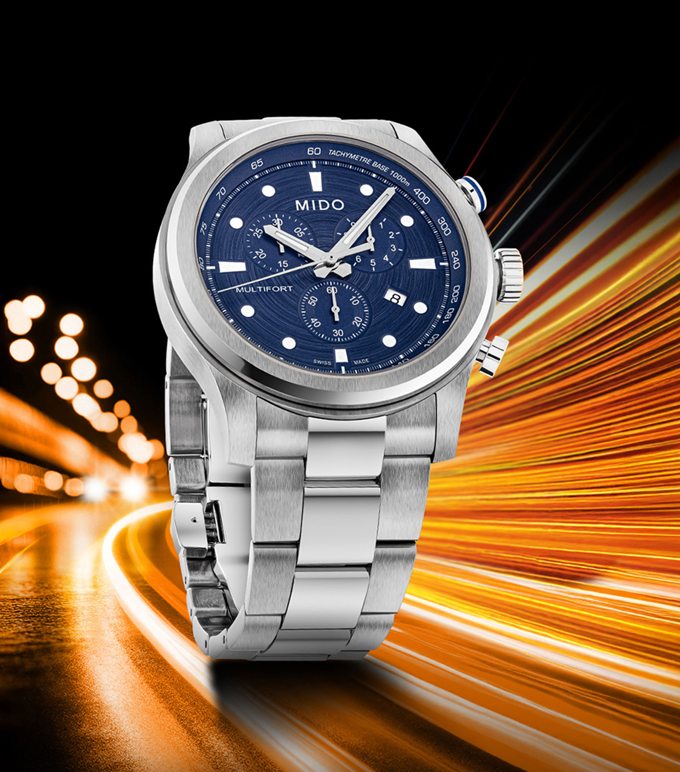 Reloj para Hombre Multifort Chronograph Quartz Deportivo, Azul