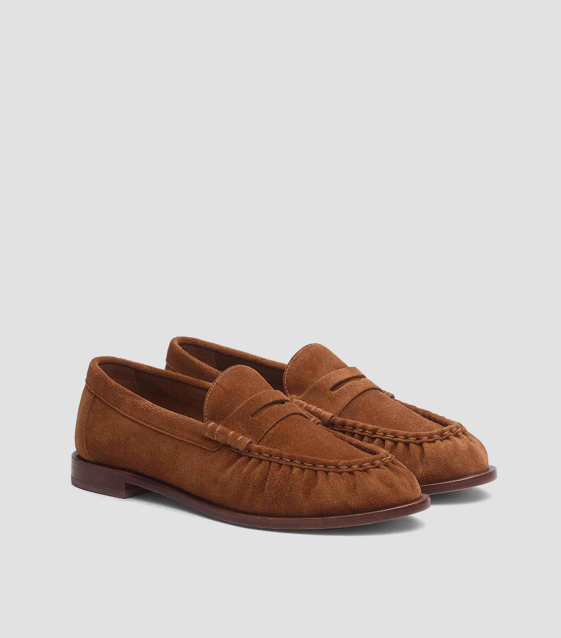 Mocasines Lexi en piel con cinta Mujer