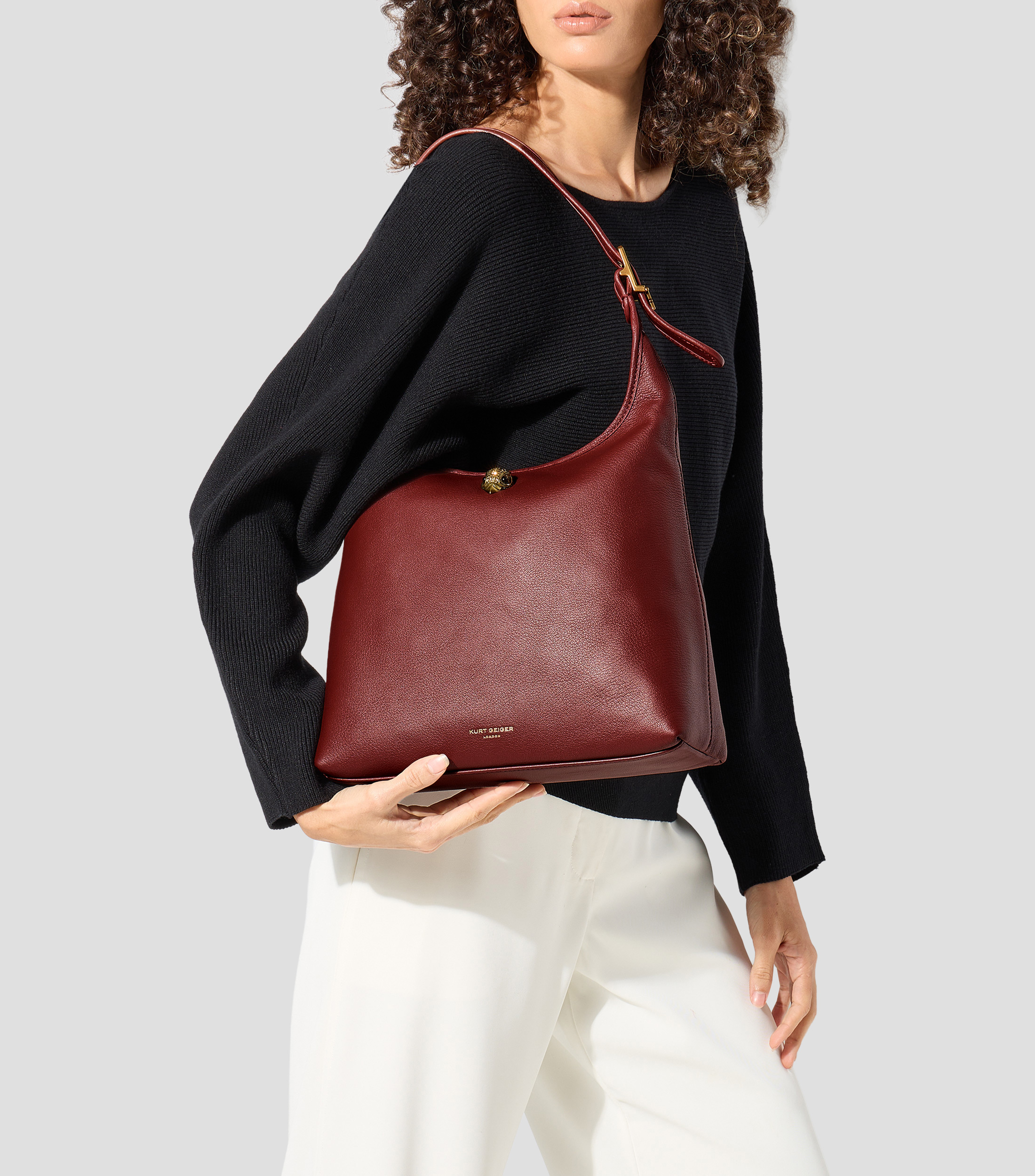 Bolsa hobo en piel Kurt LG lisa Mujer