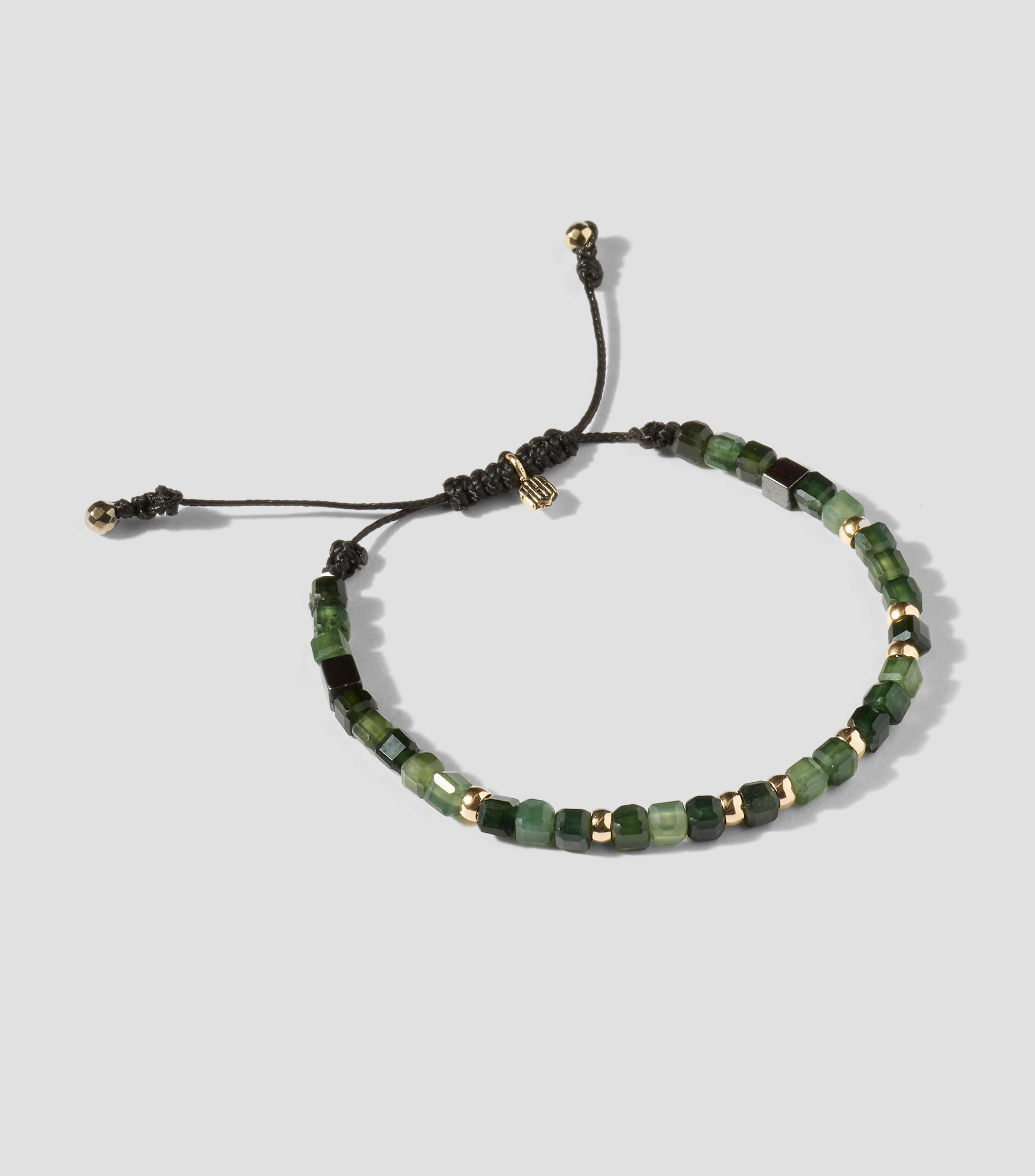 Pulsera con esmeralda Hombre