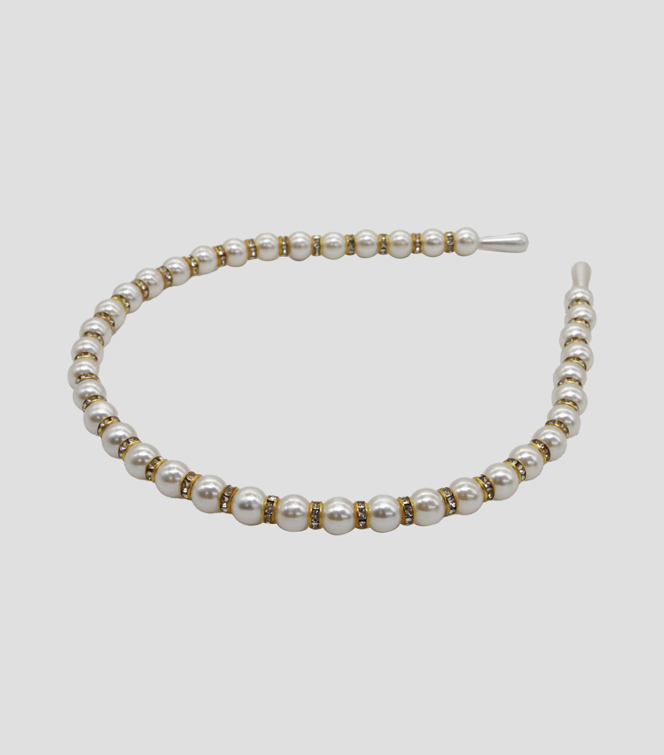 Diadema sencilla de perlas Niña