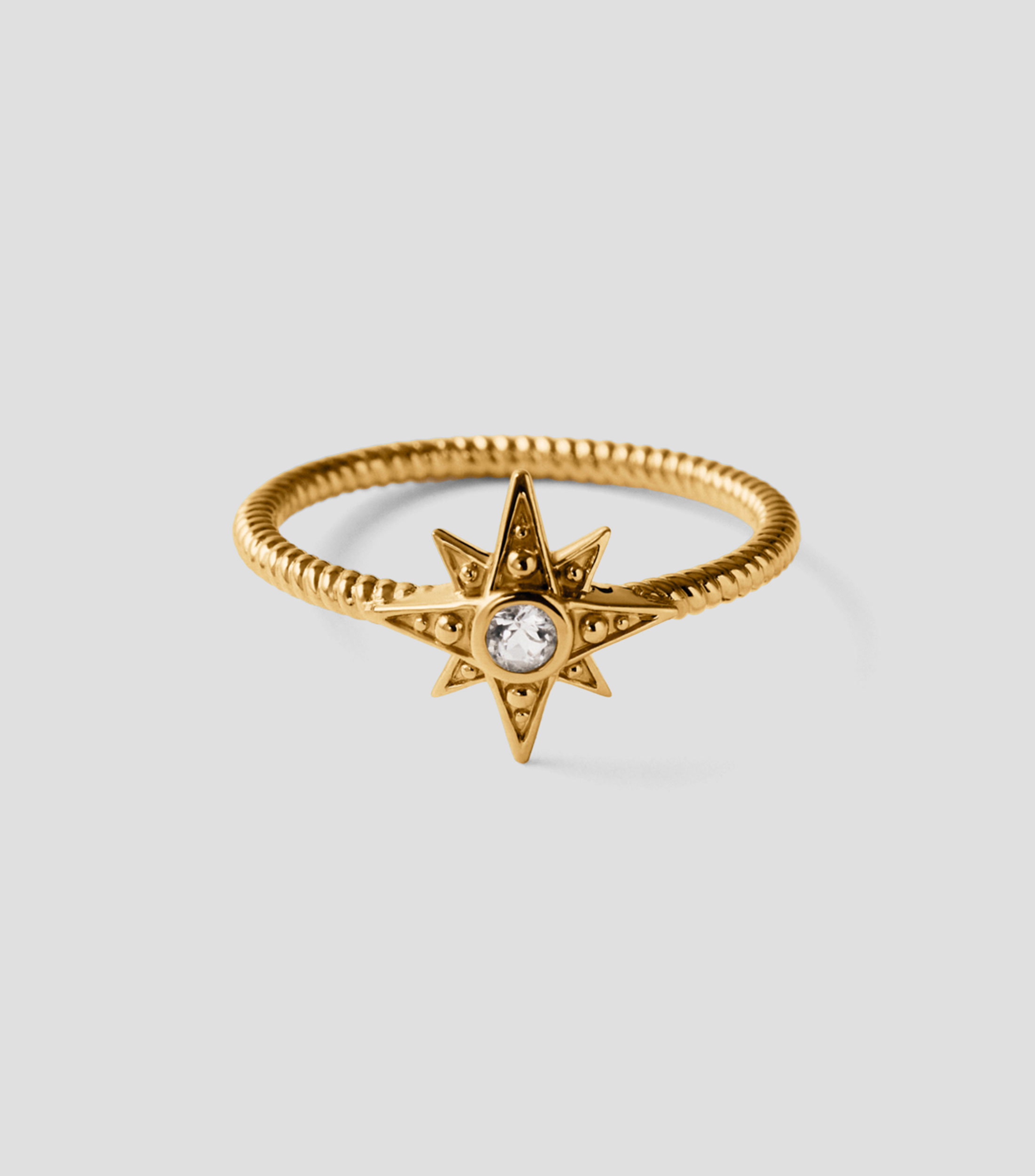 Anillo en Plata .925 con estrella Mujer
