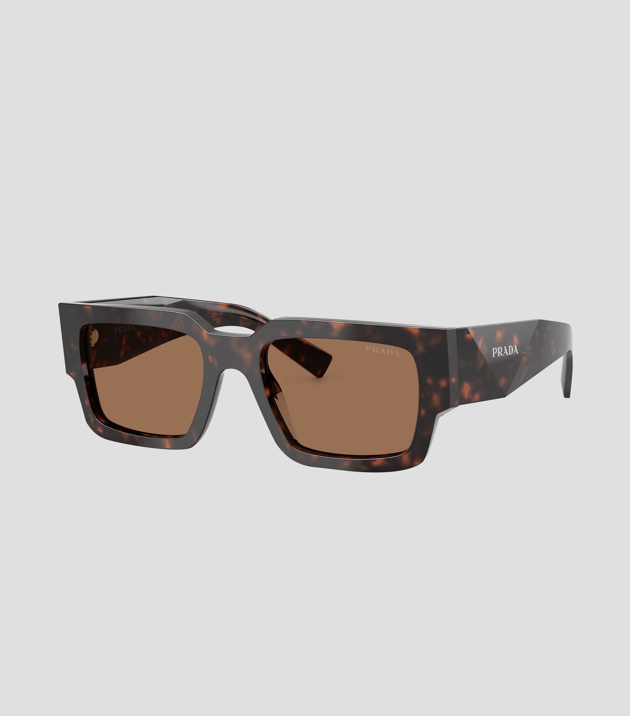 Lentes de sol rectangulares carey Unisex