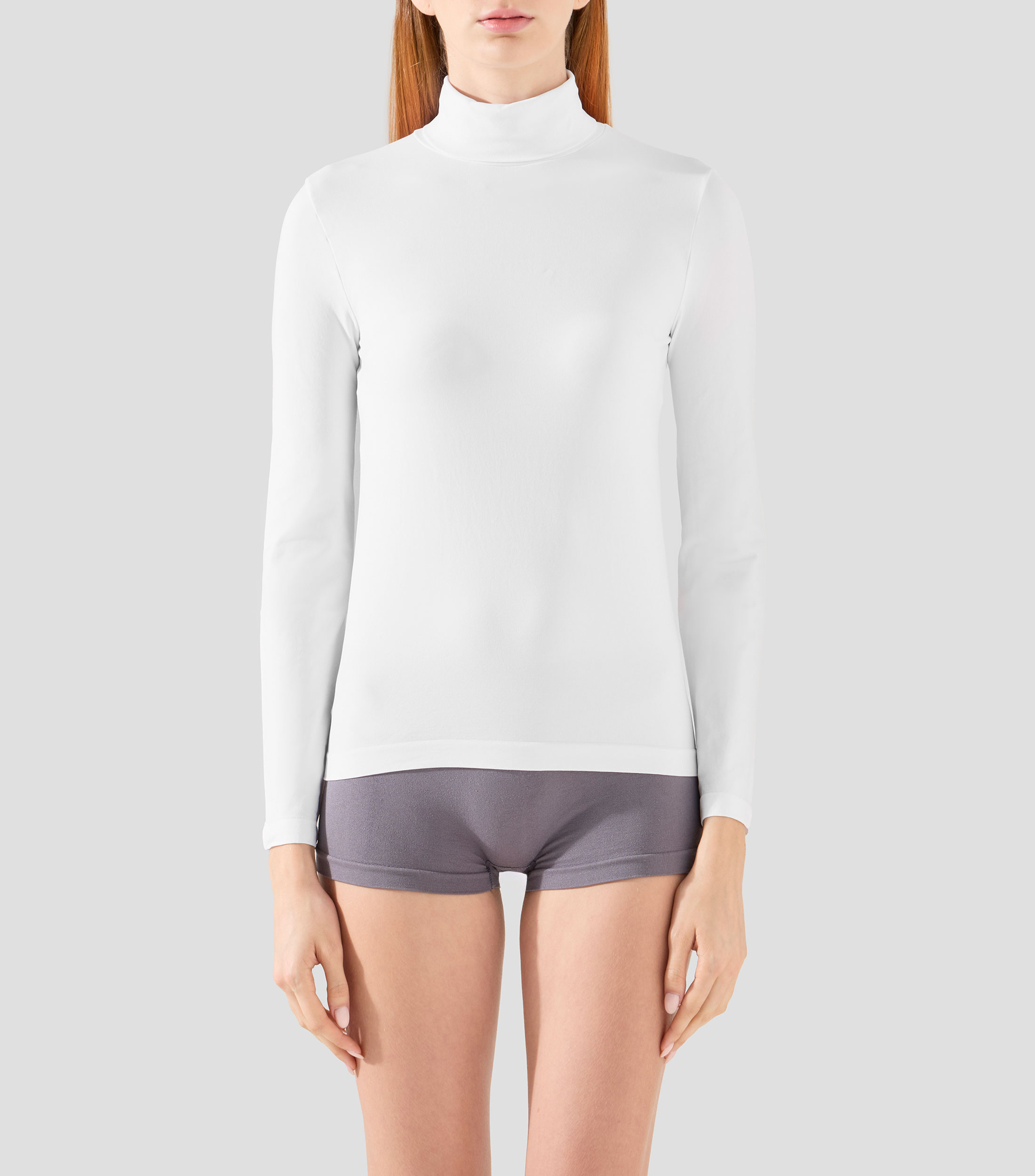 Playera cuello de tortuga manga larga Mujer