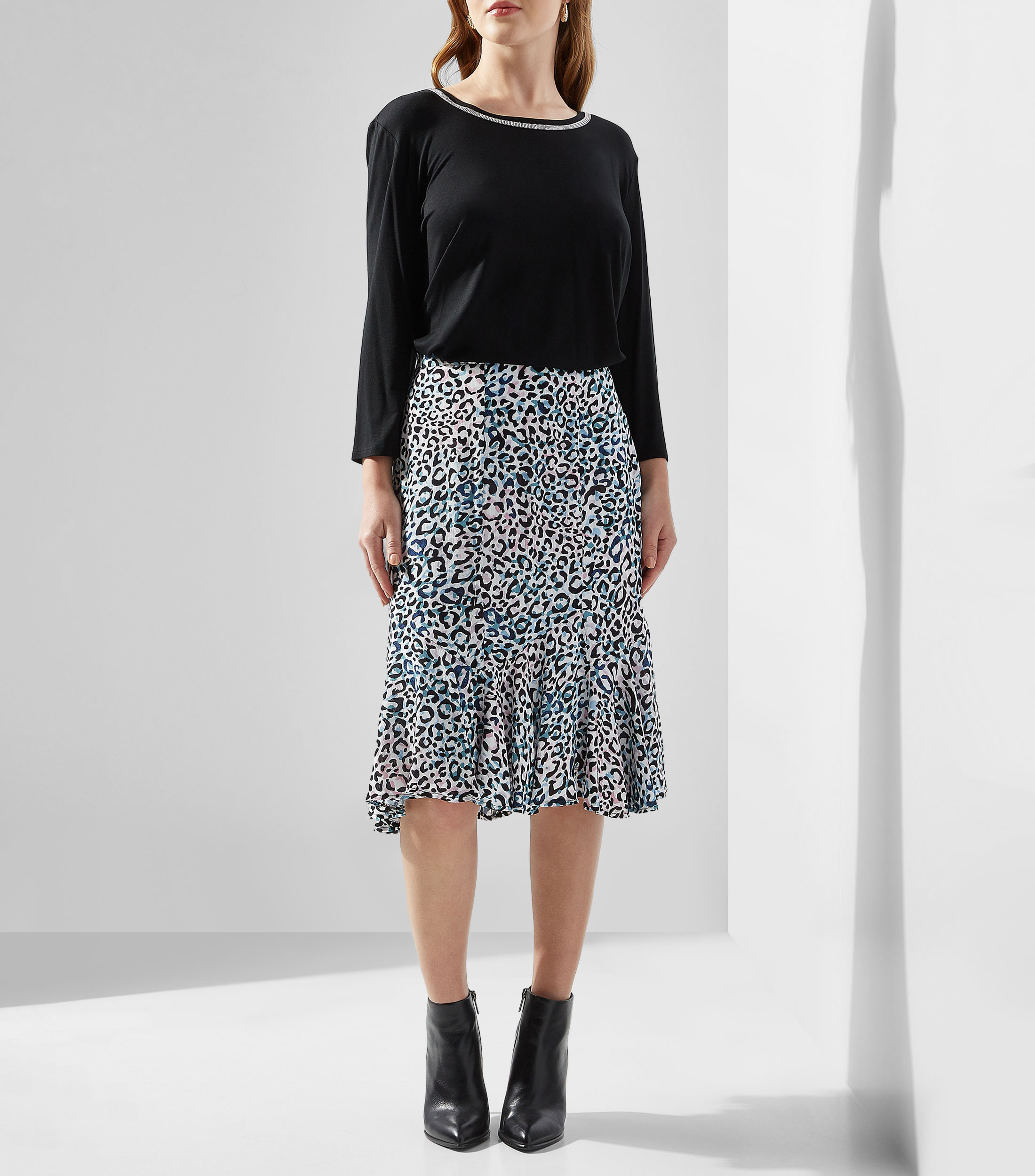 Blusa lisa manga larga Mujer