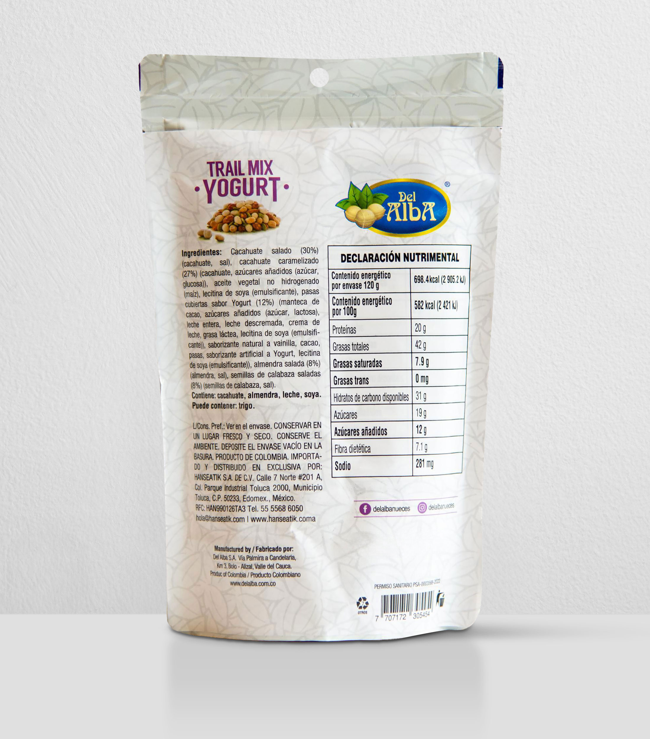 Trail Mix Yogurt, 120 g