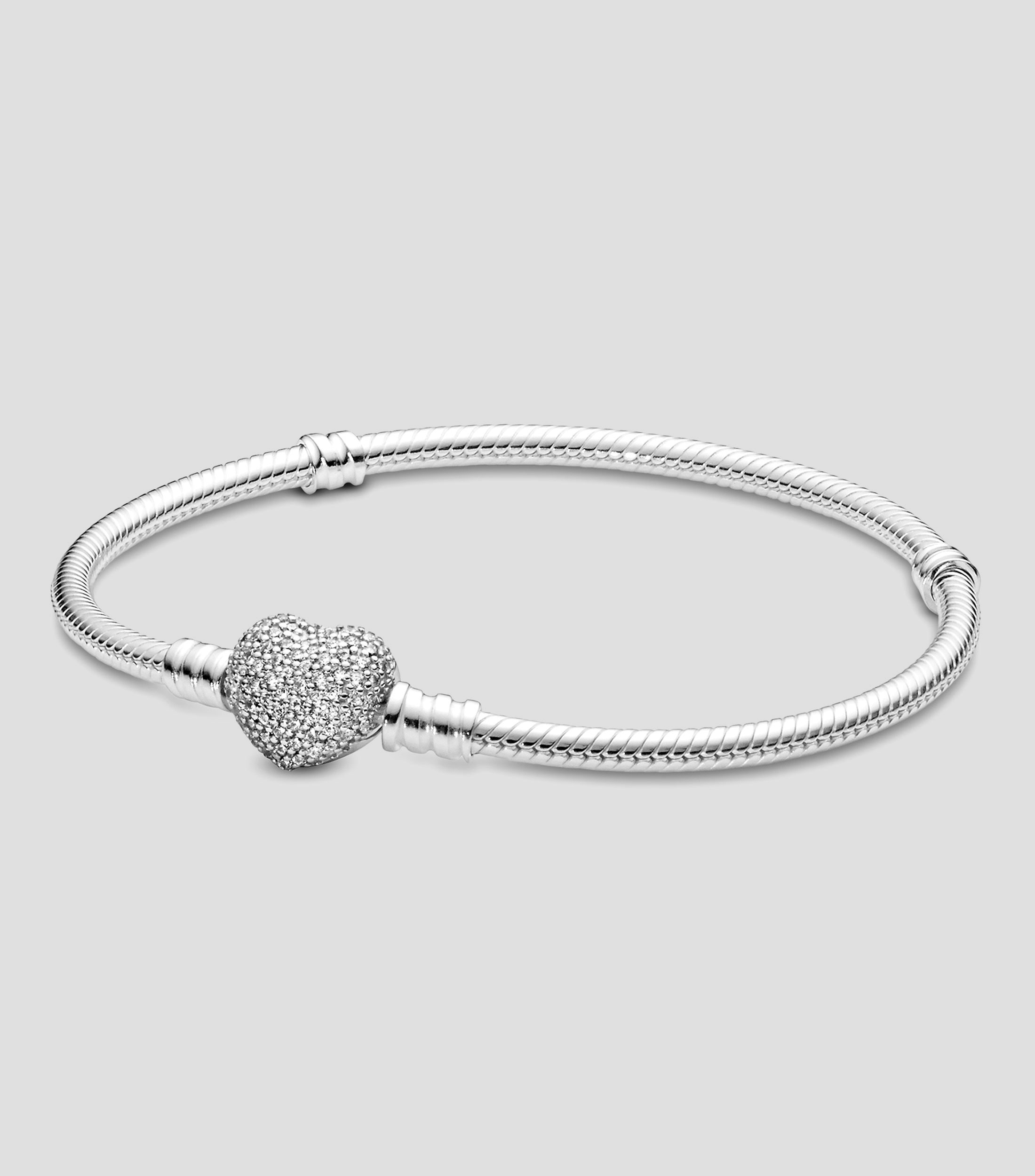 Brazalete en Plata .925 con Zirconias Mujer Talla 23 cm