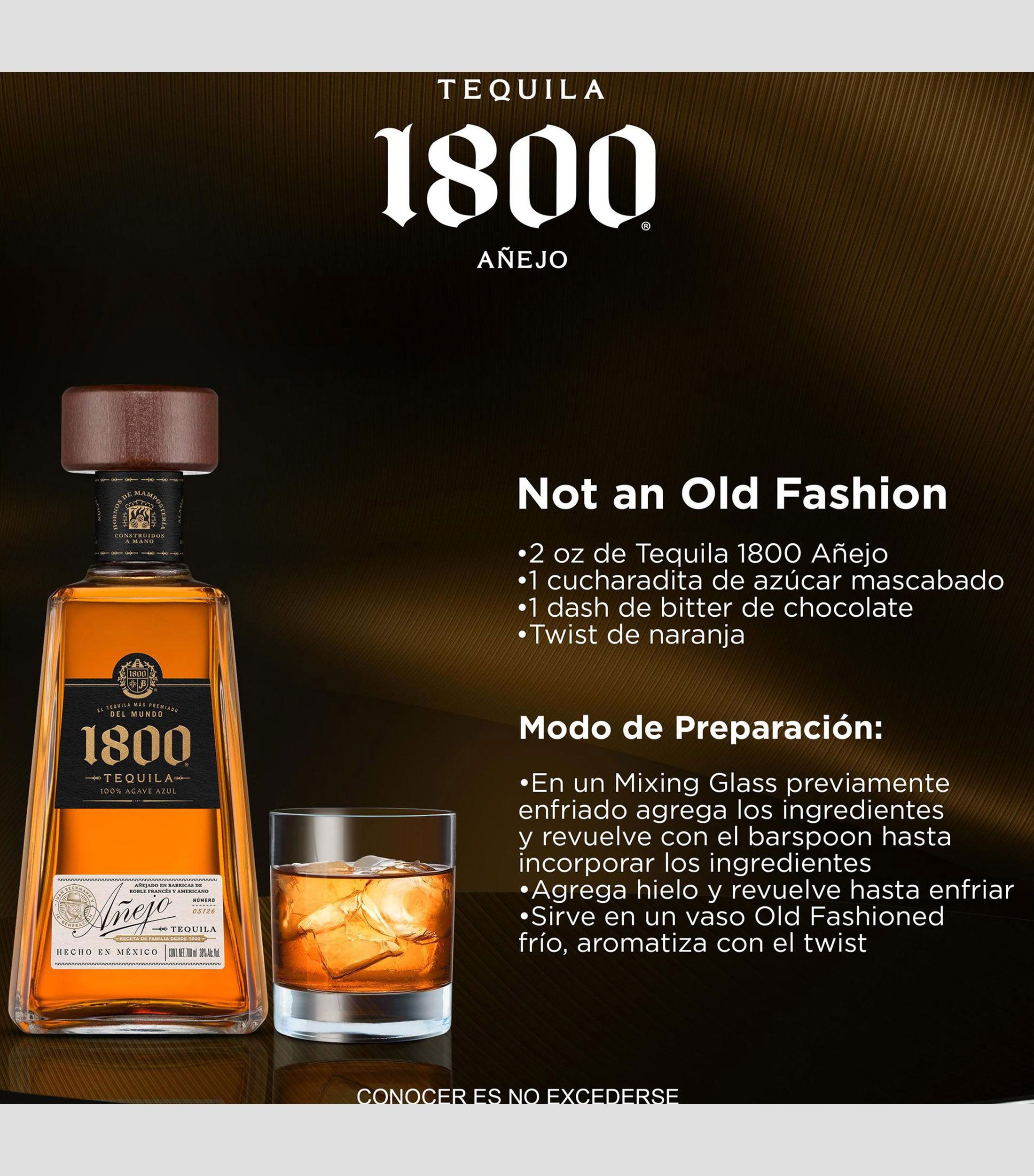 Tequila anejo 1800, 700 ml