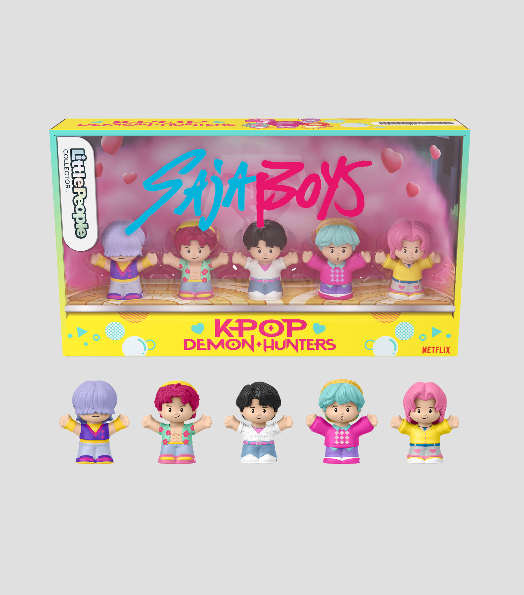 Set de Figuras Collector - Las guerreras k-pop Saja Boys