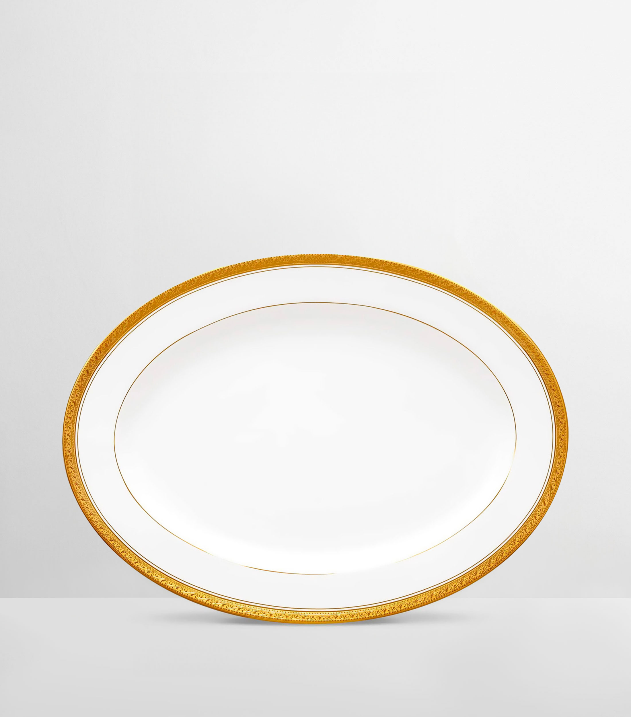 Platón Oval Crestwood Gold 35 cm