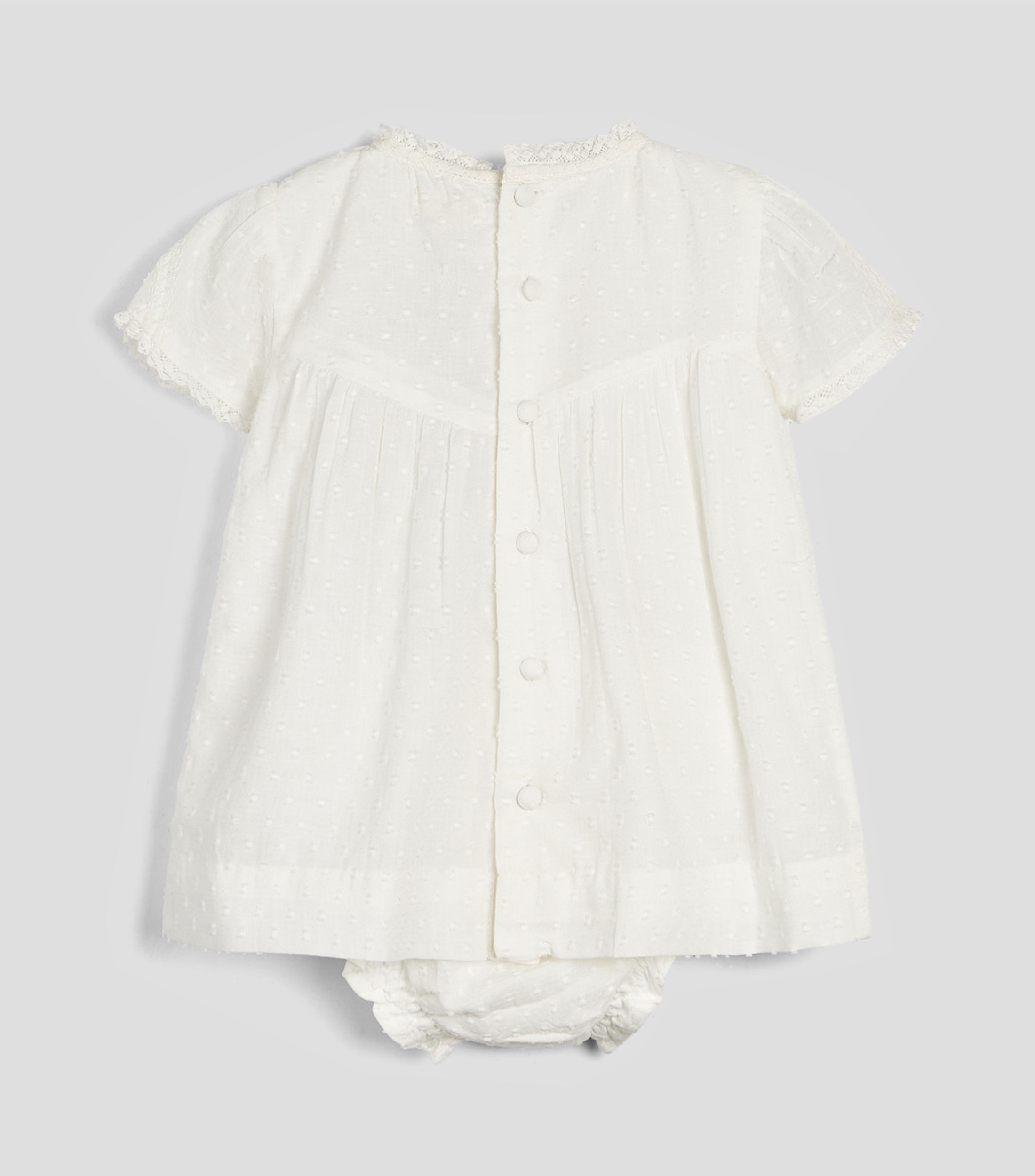 Vestido midi liso Bebé