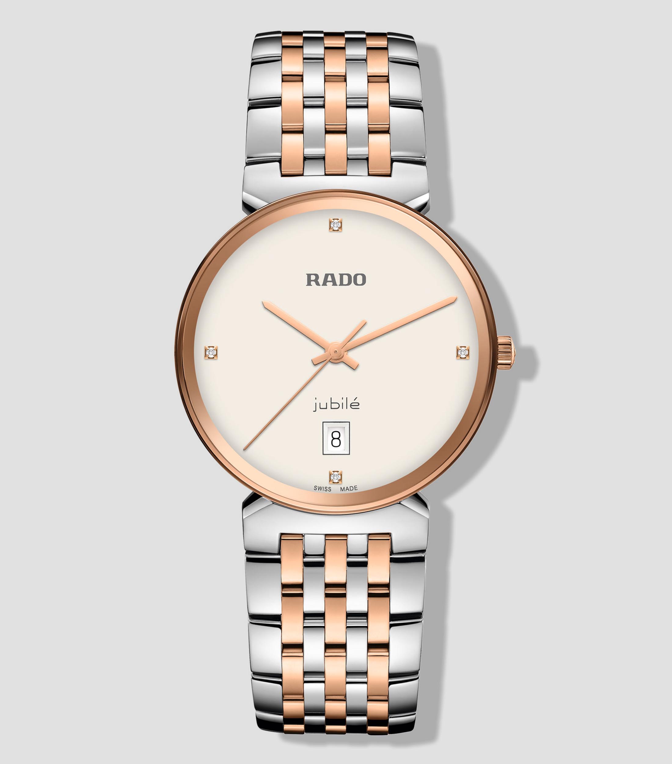 Reloj Unisex Cuarzo Florence Diamonds Classic Carátula Crema
