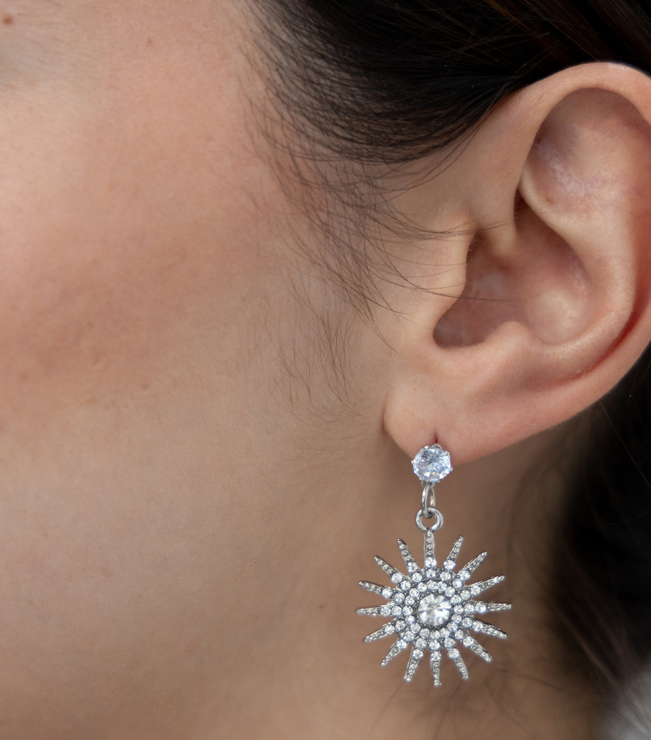 Aretes en forma de estrella Mujer