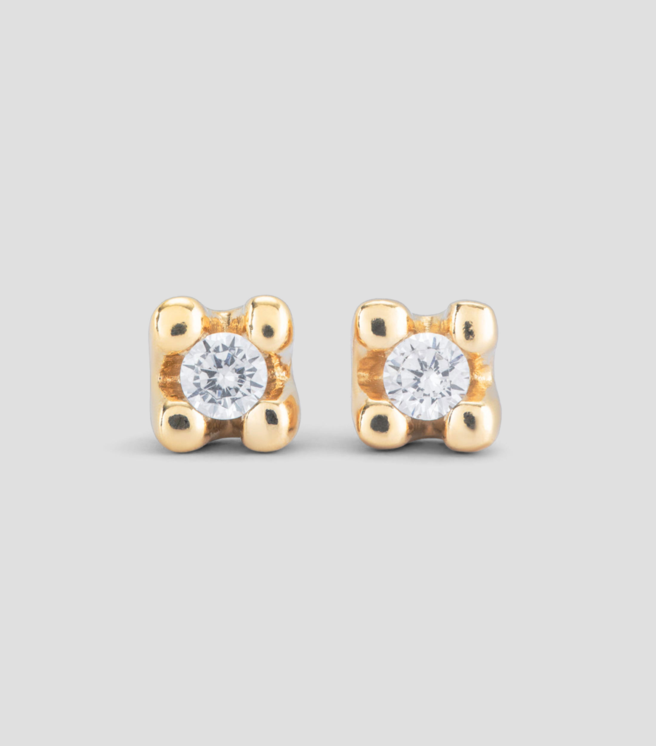 Aretes con circonita Cosmos Mujer