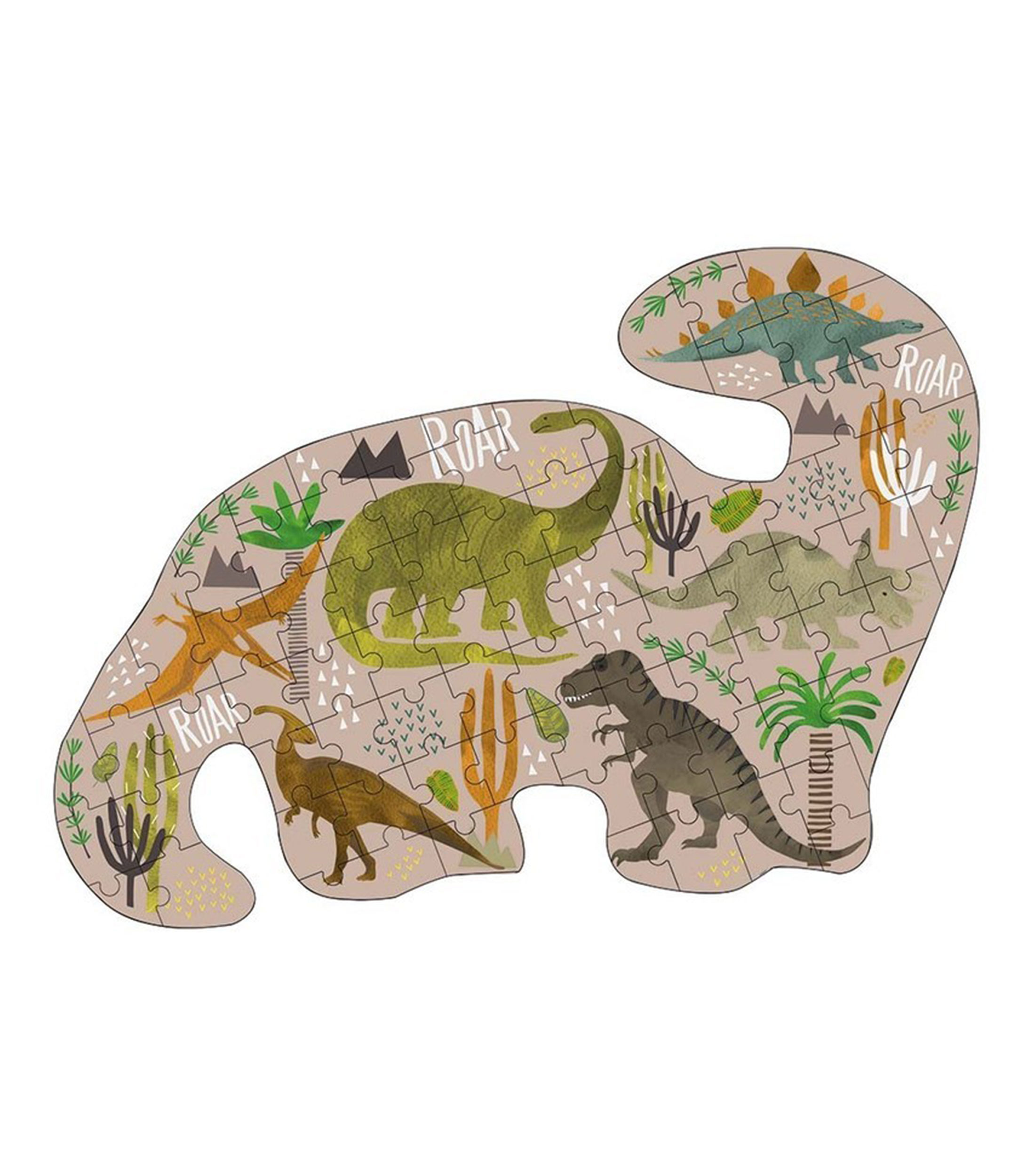 Rompecabezas Infantil 80 Piezas Dinosaurios