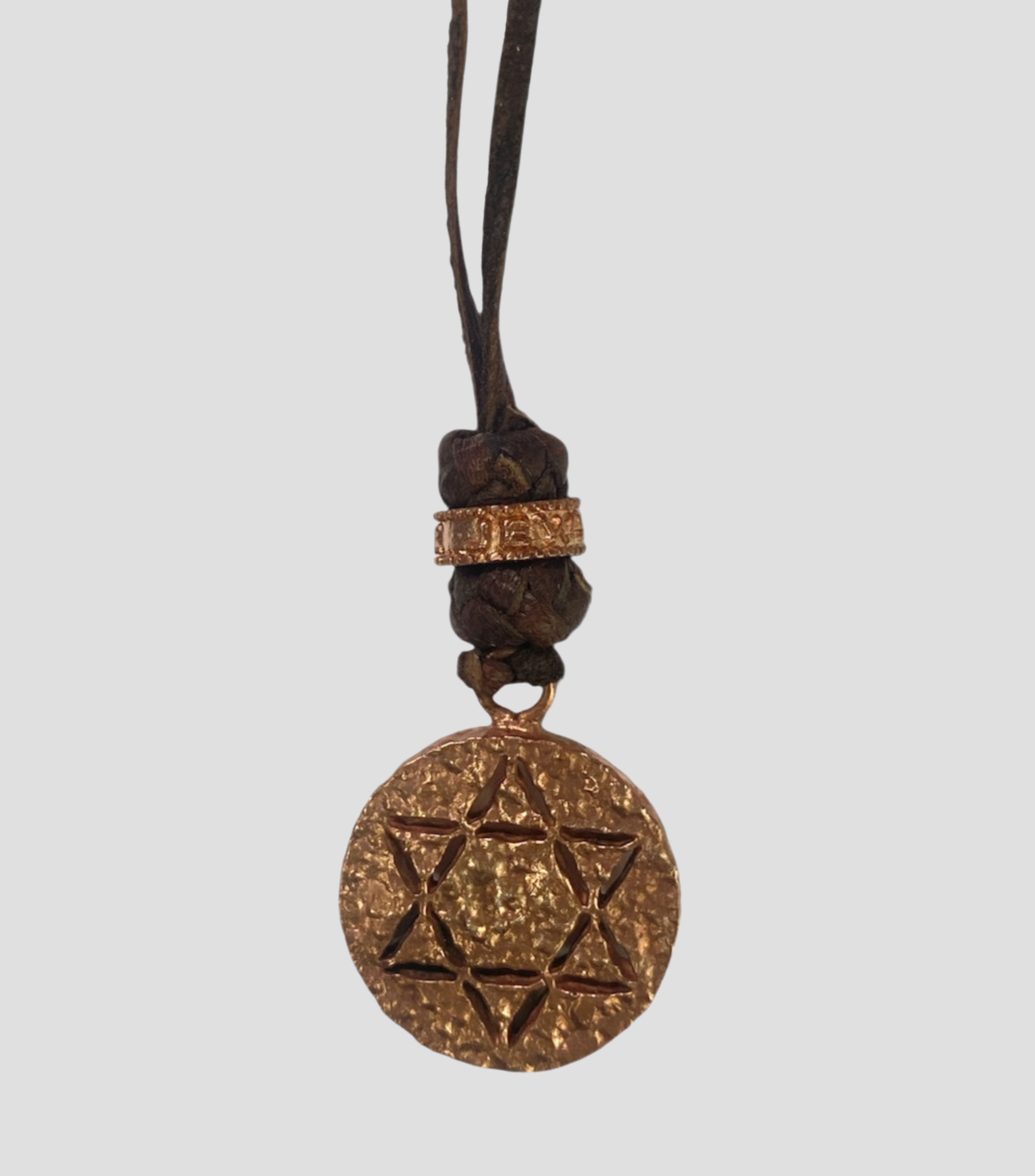 Collar de estrella de David Hombre