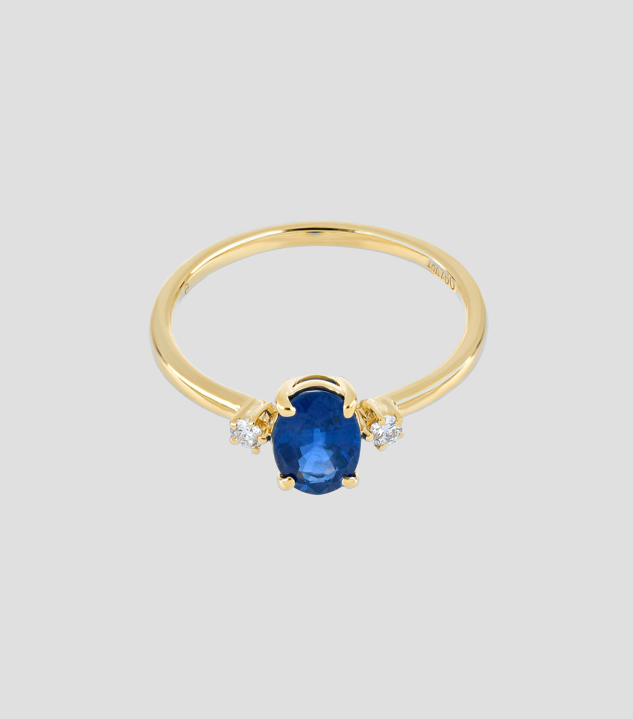 Anillo en oro amarillo 18 Kts Mujer