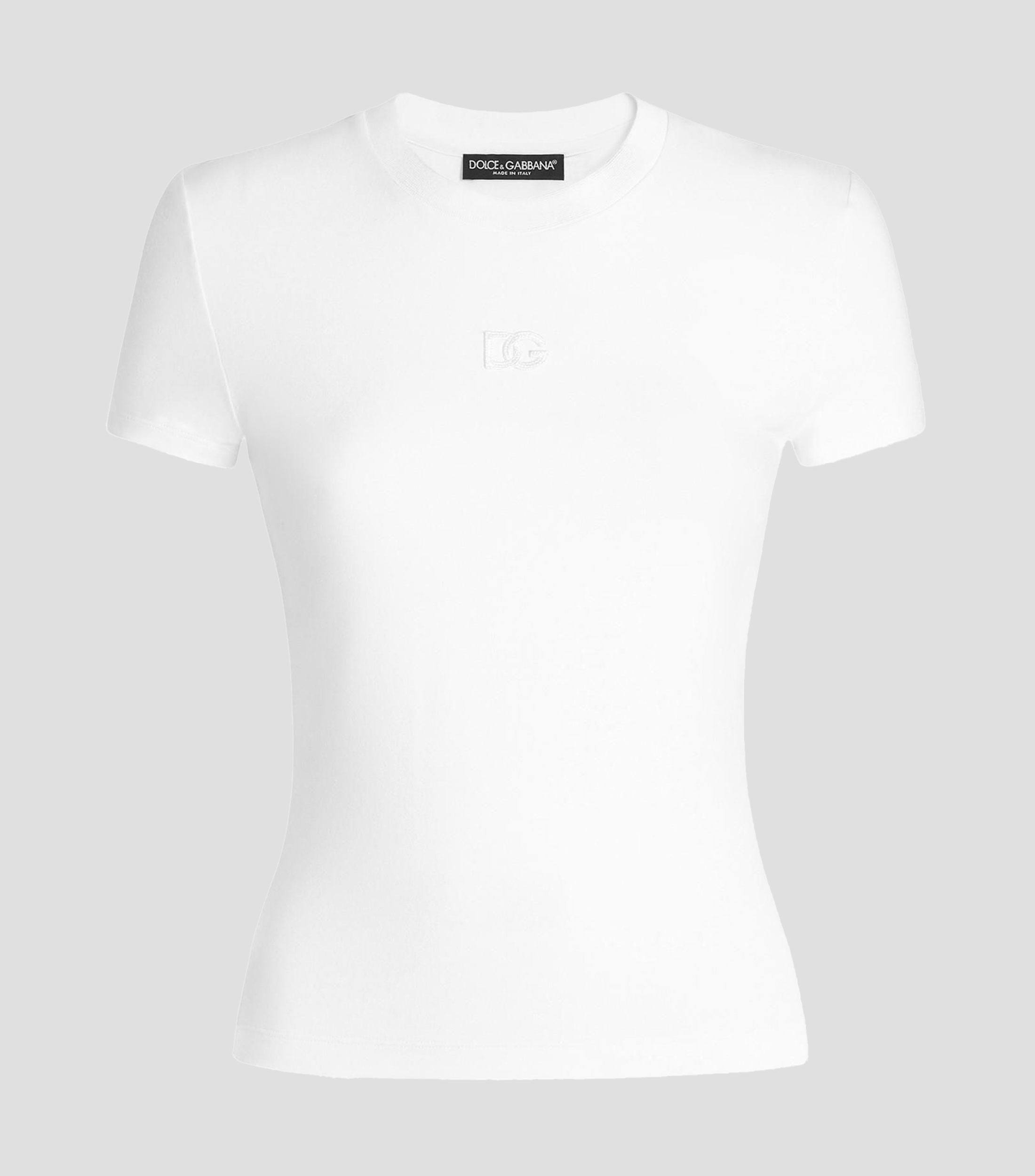 Playera cuello redondo manga corta liso Mujer
