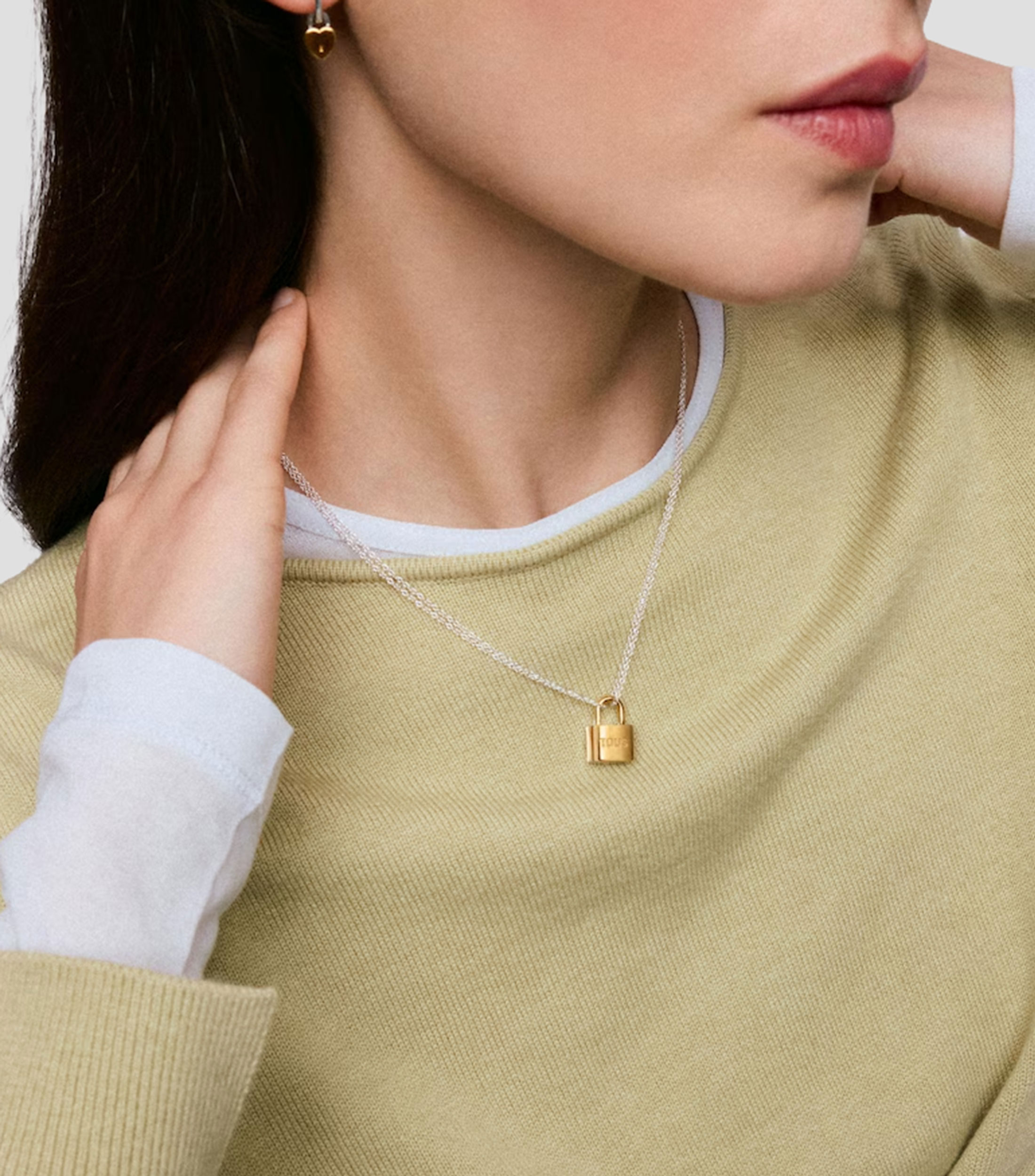 Set 2 collares en Plata Unlock Mujer