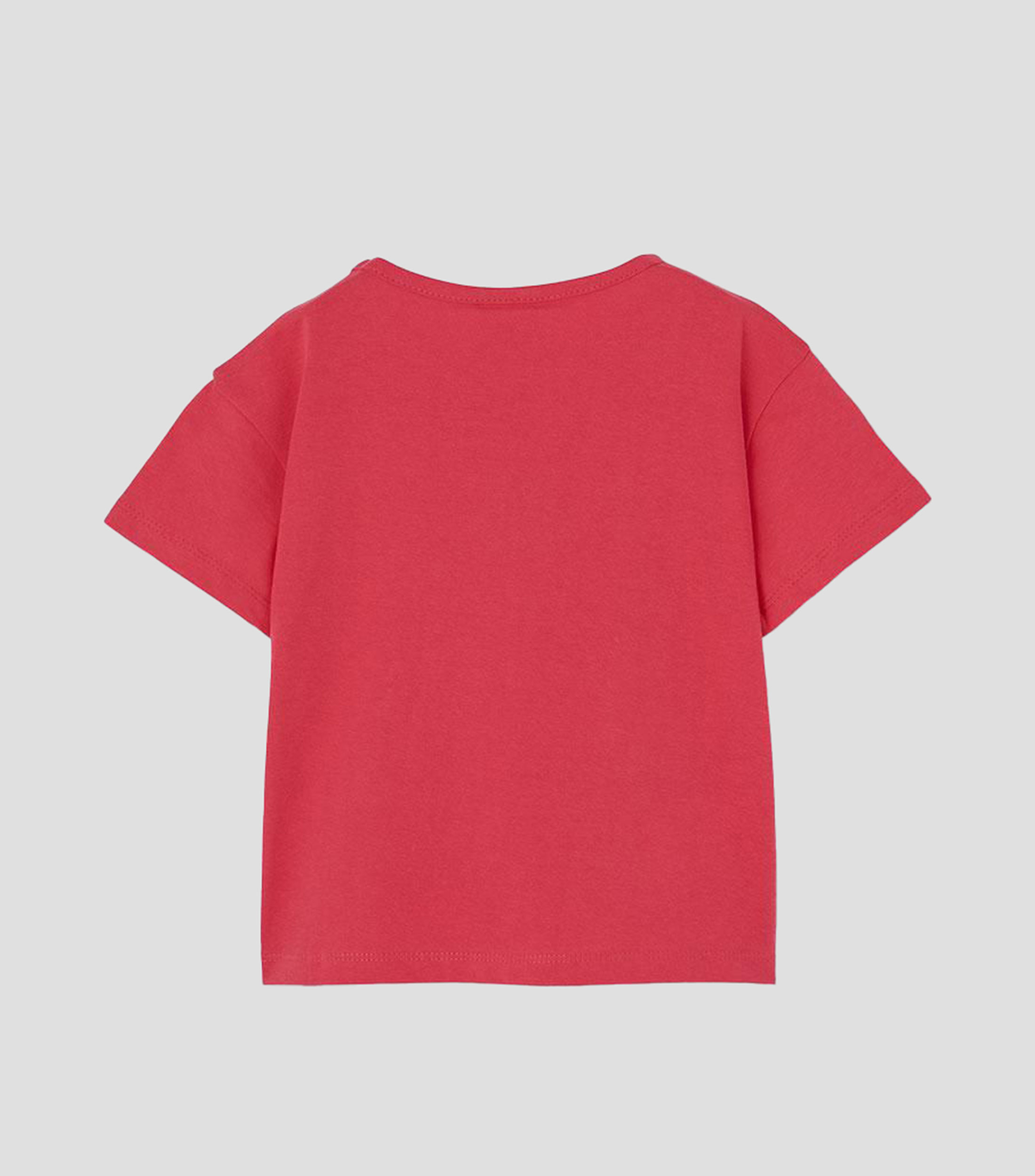Playera cuello redondo manga corta con estampado Bebé