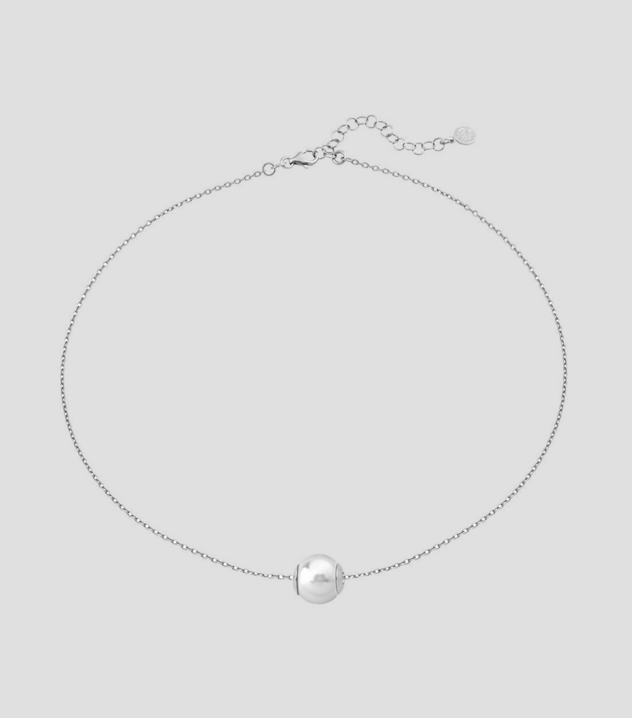 Collar en plata con perlas Nuada Mujer