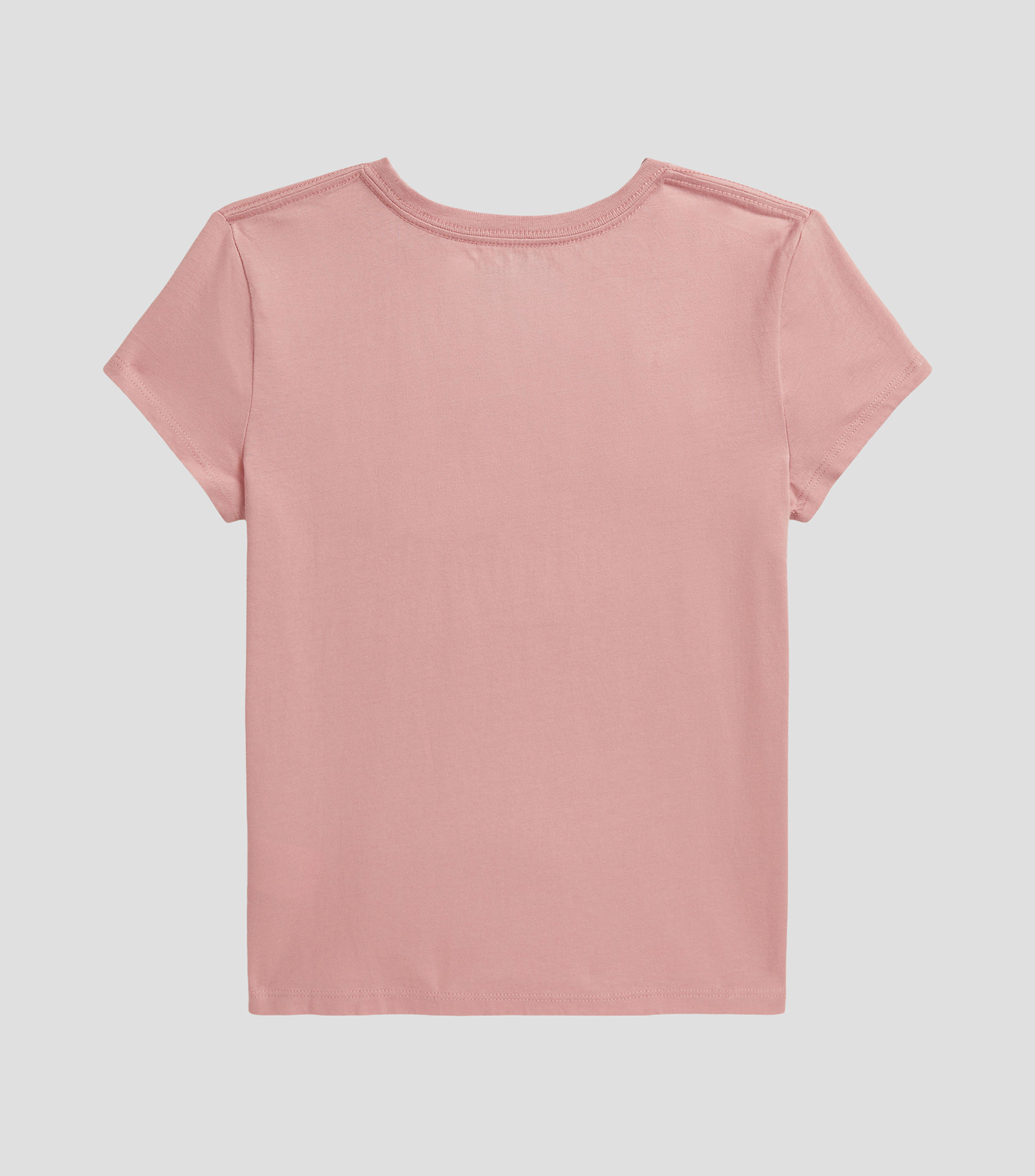 Playera cuello redondo manga corta estampada Niña
