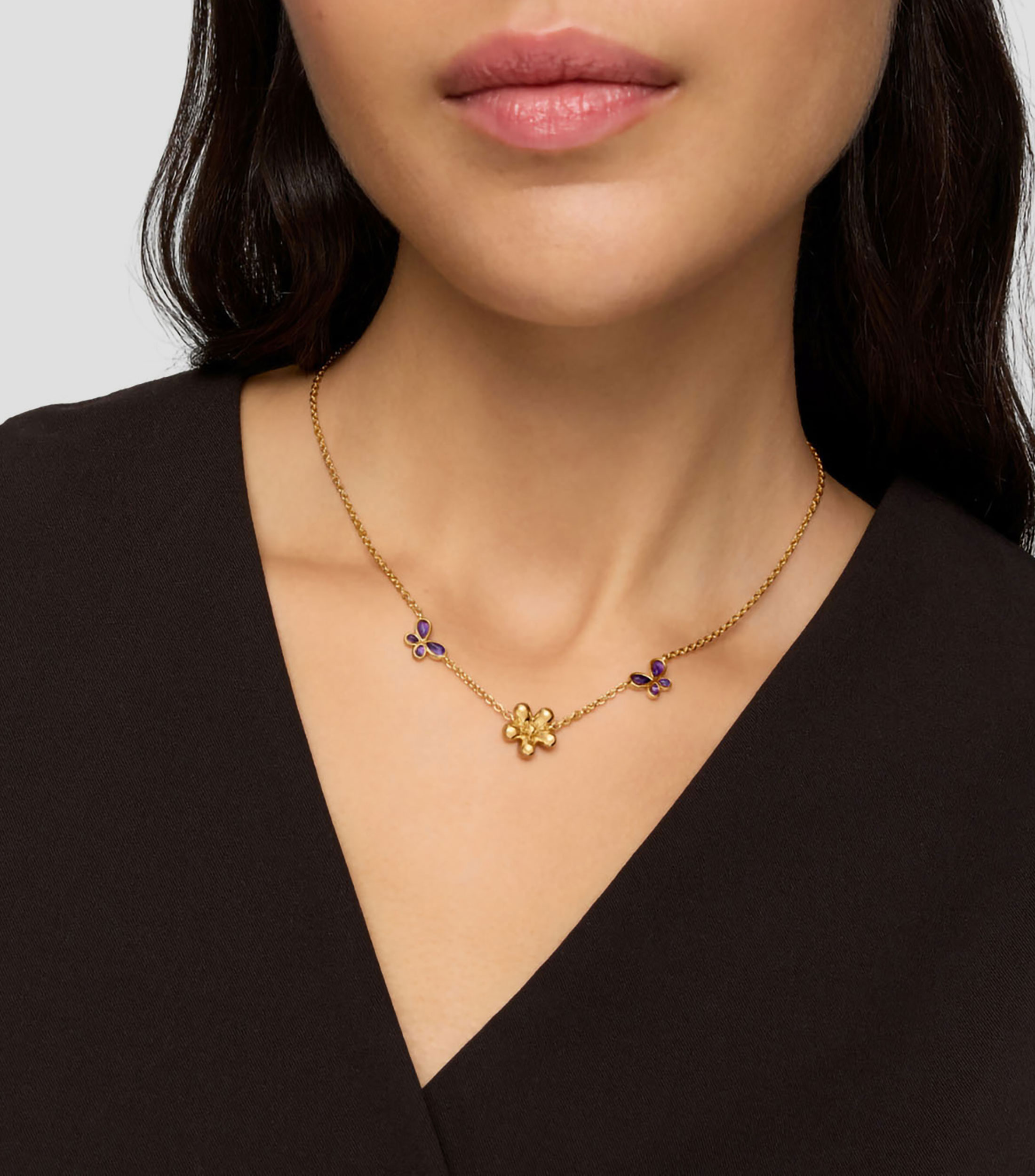 Collar en Plata Daisy Mujer