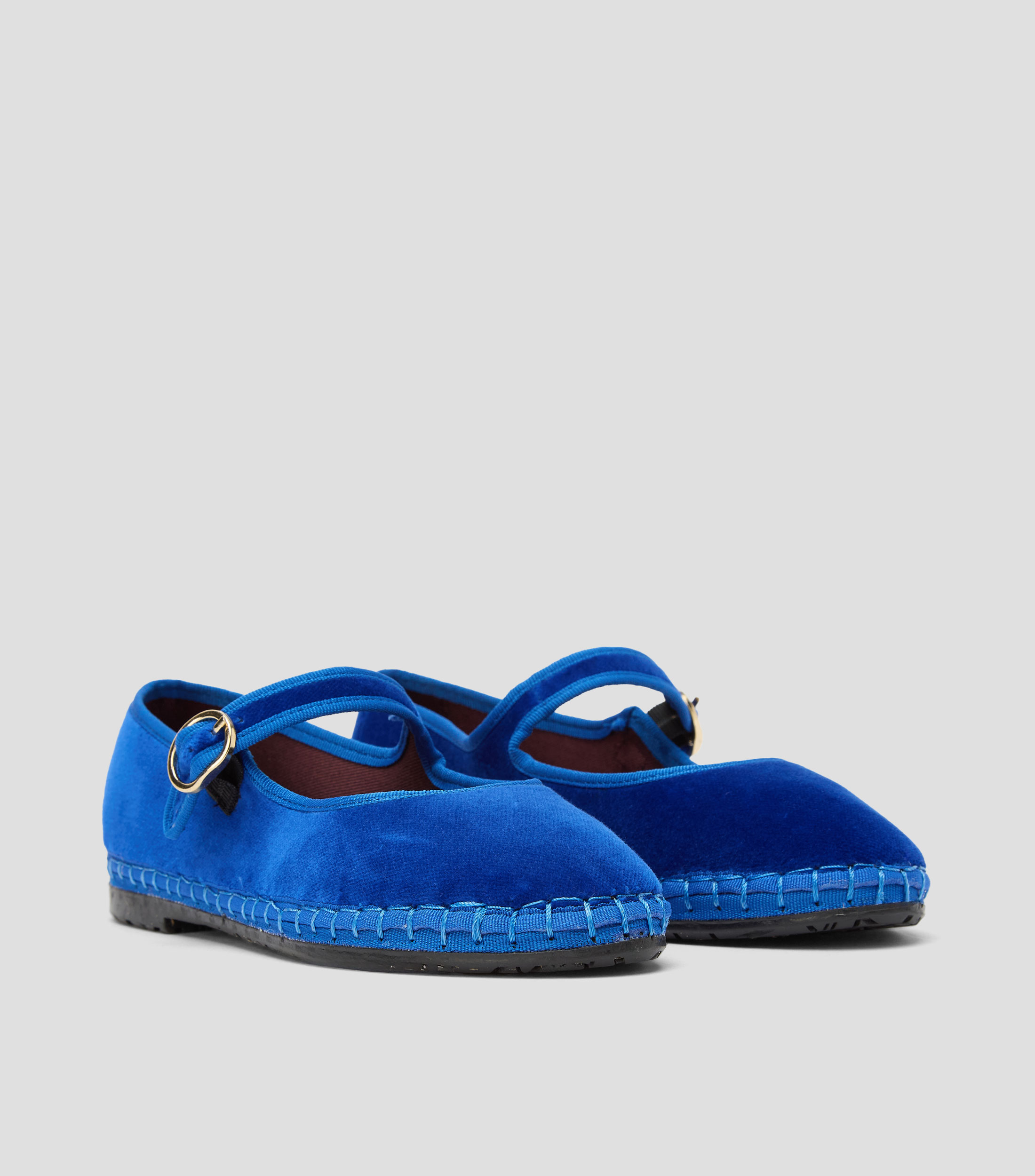 Flats terciopelo Mujer