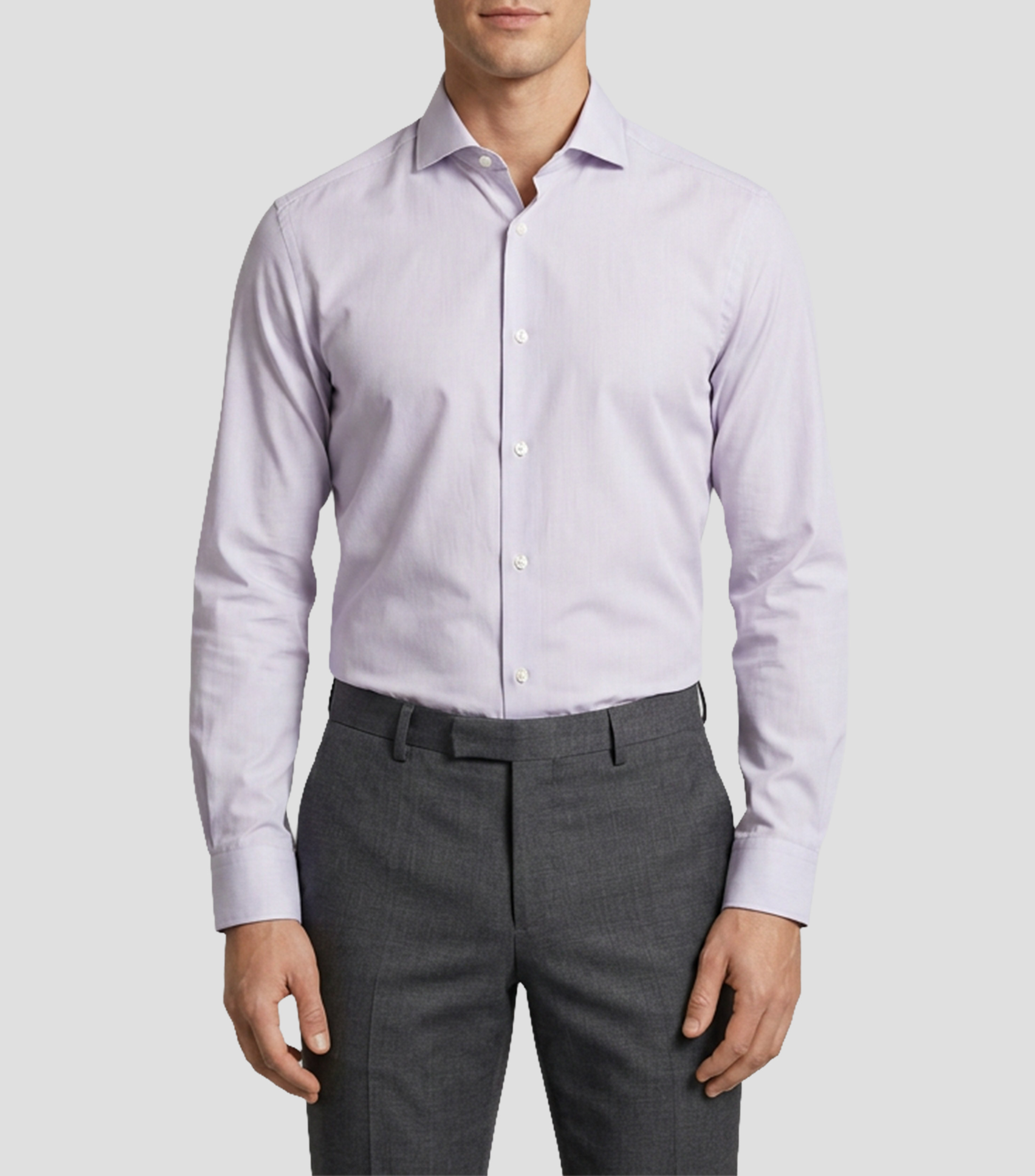 Camisa de Vestir microdiseño manga larga Hombre