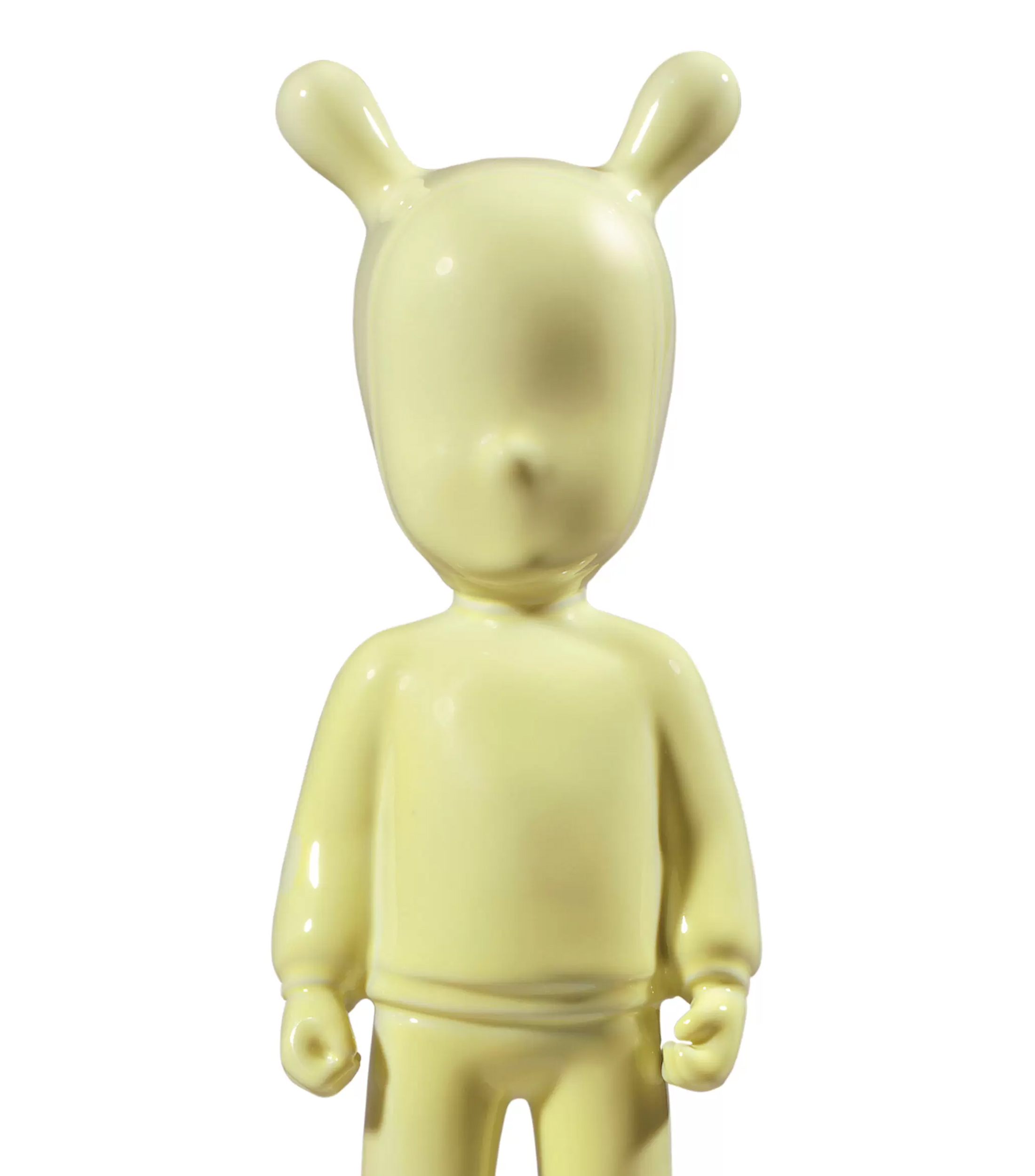 Figura The Yellow Guest en porcelana