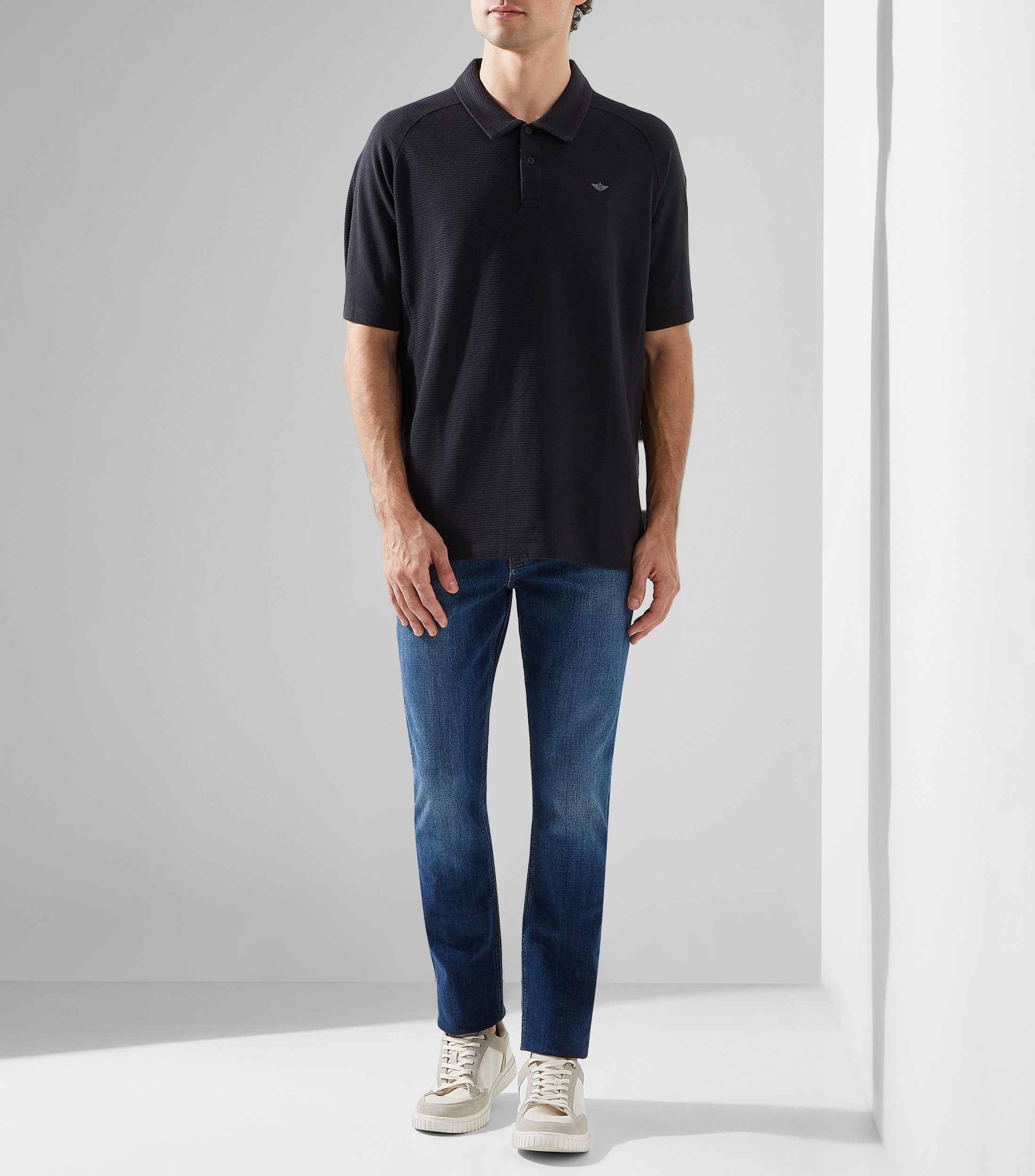 Playera tipo polo manga corta Hombre