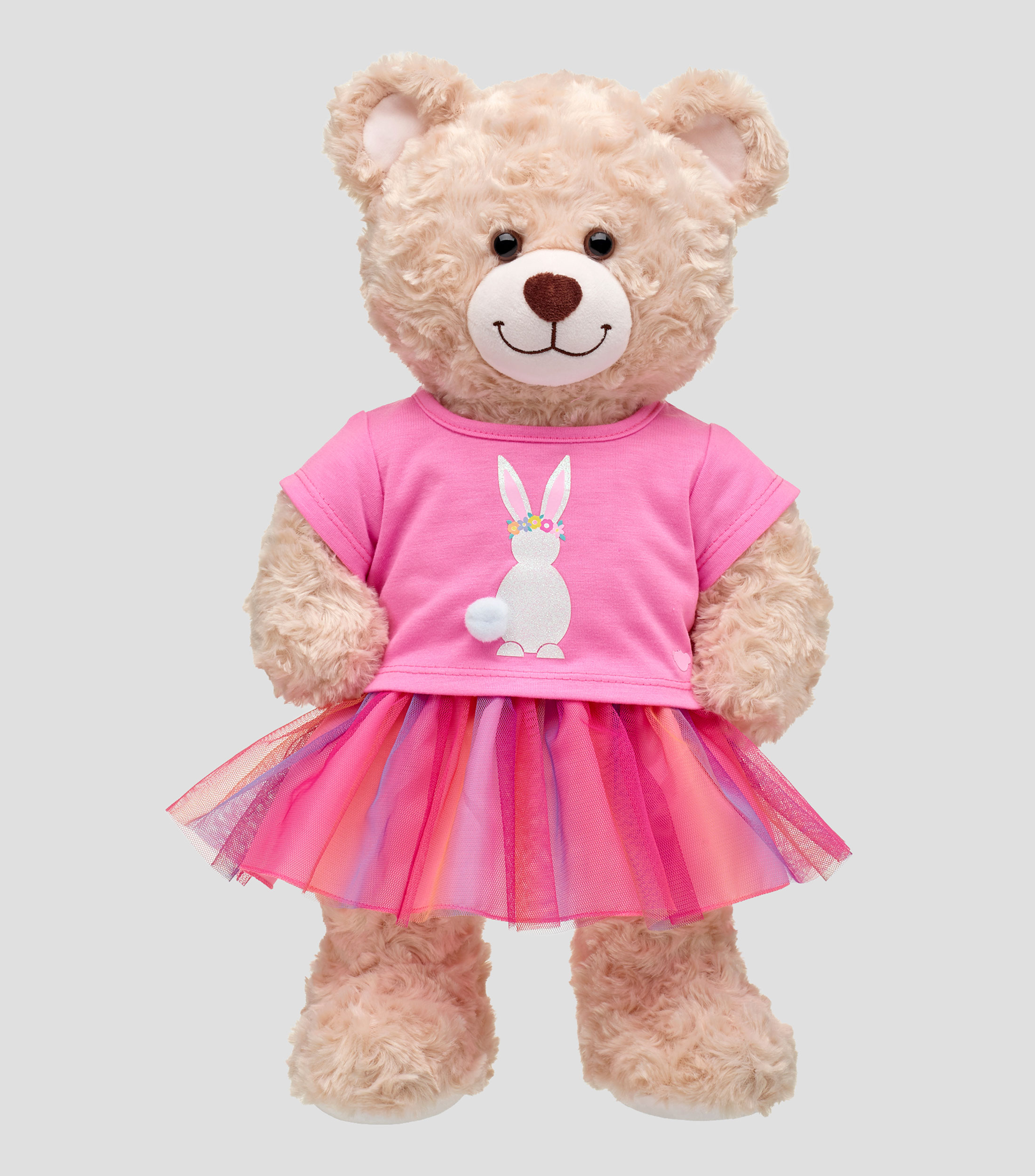 Playera y tutu rosa para peluche