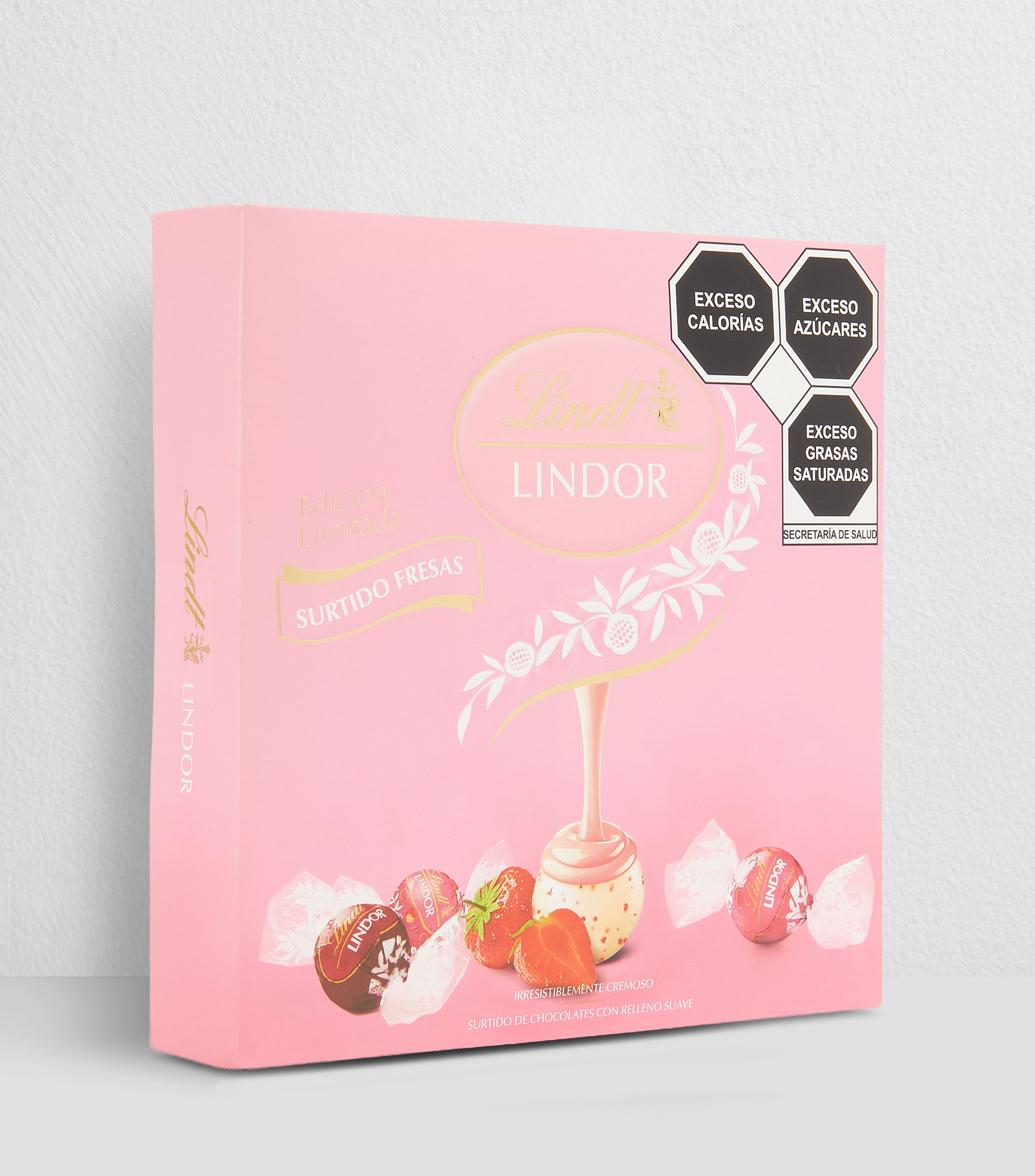 Surtido de chocolates con relleno suave Surtido Fresas, 168 gr