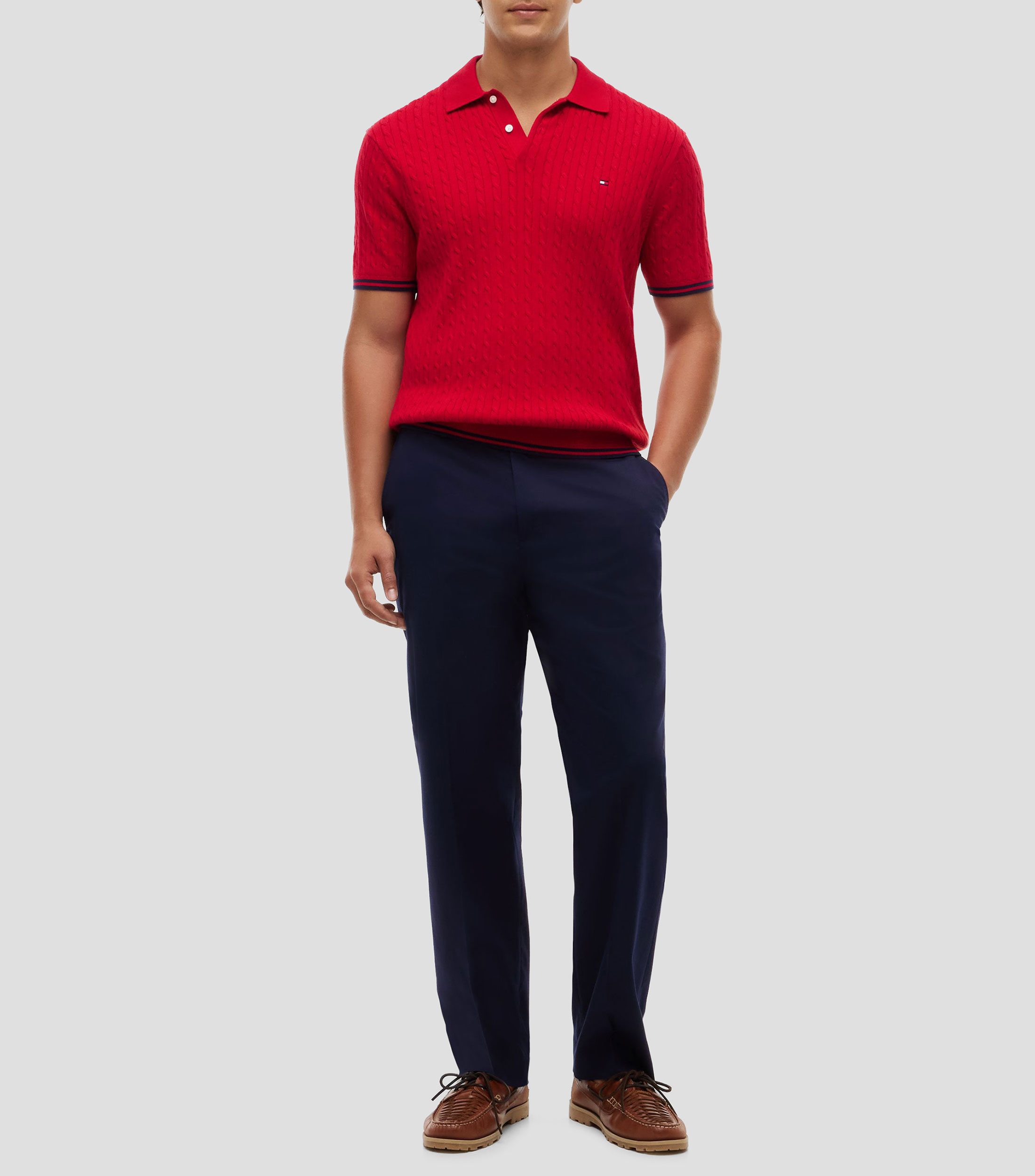 Playera tipo polo manga corta fantasía Hombre