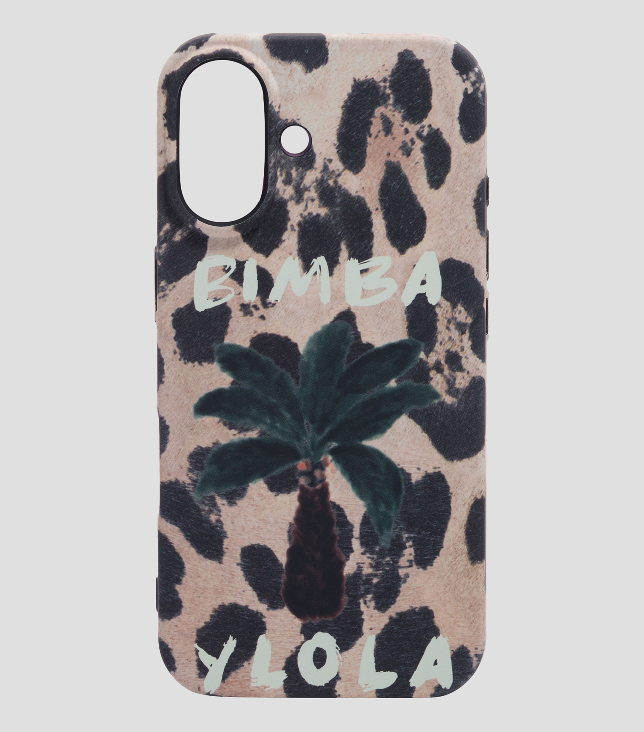 Funda rígida iPhone 16 palmera beige