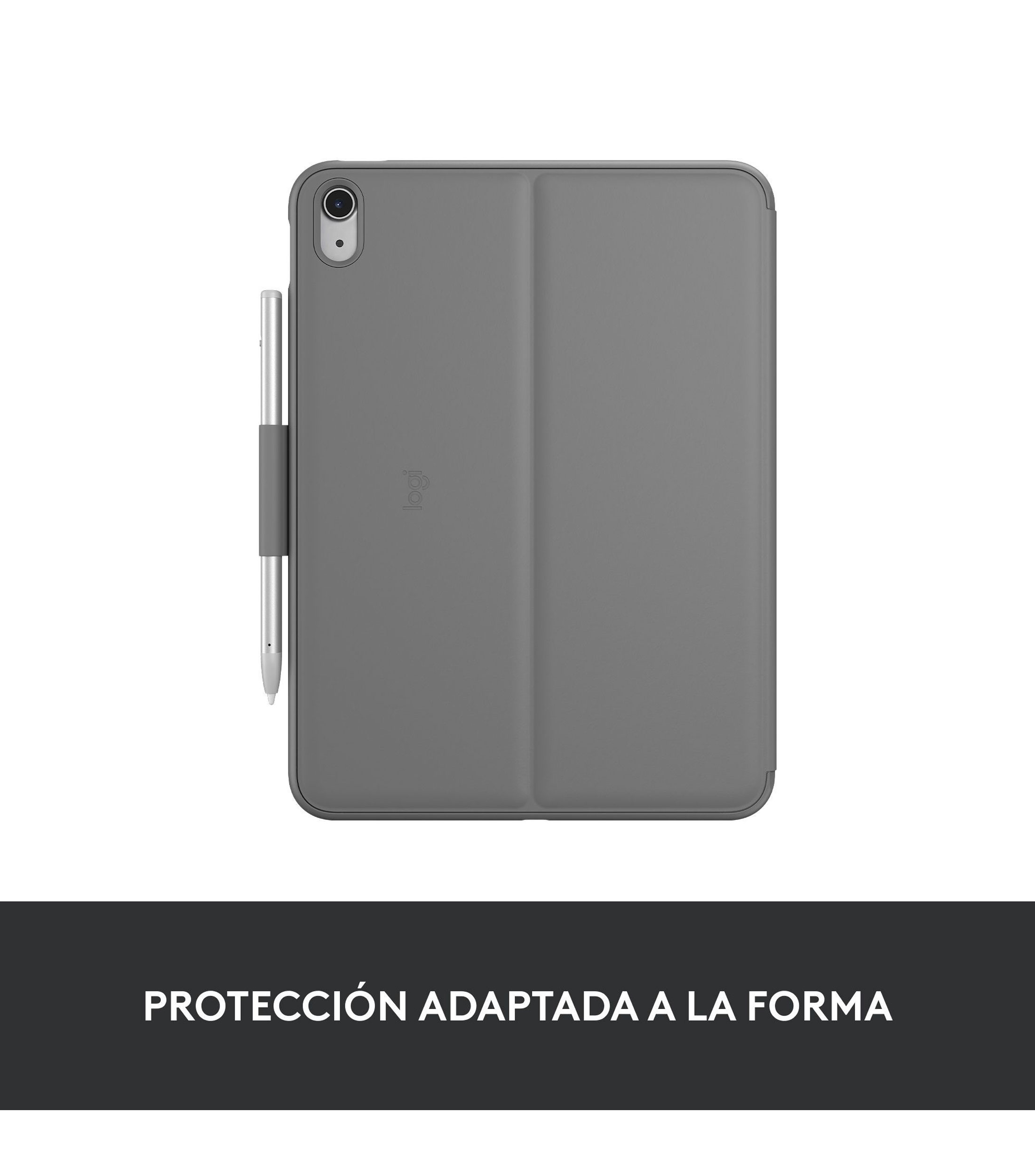 Funda con Teclado Slim Folio para iPad Gen 10 - Gris