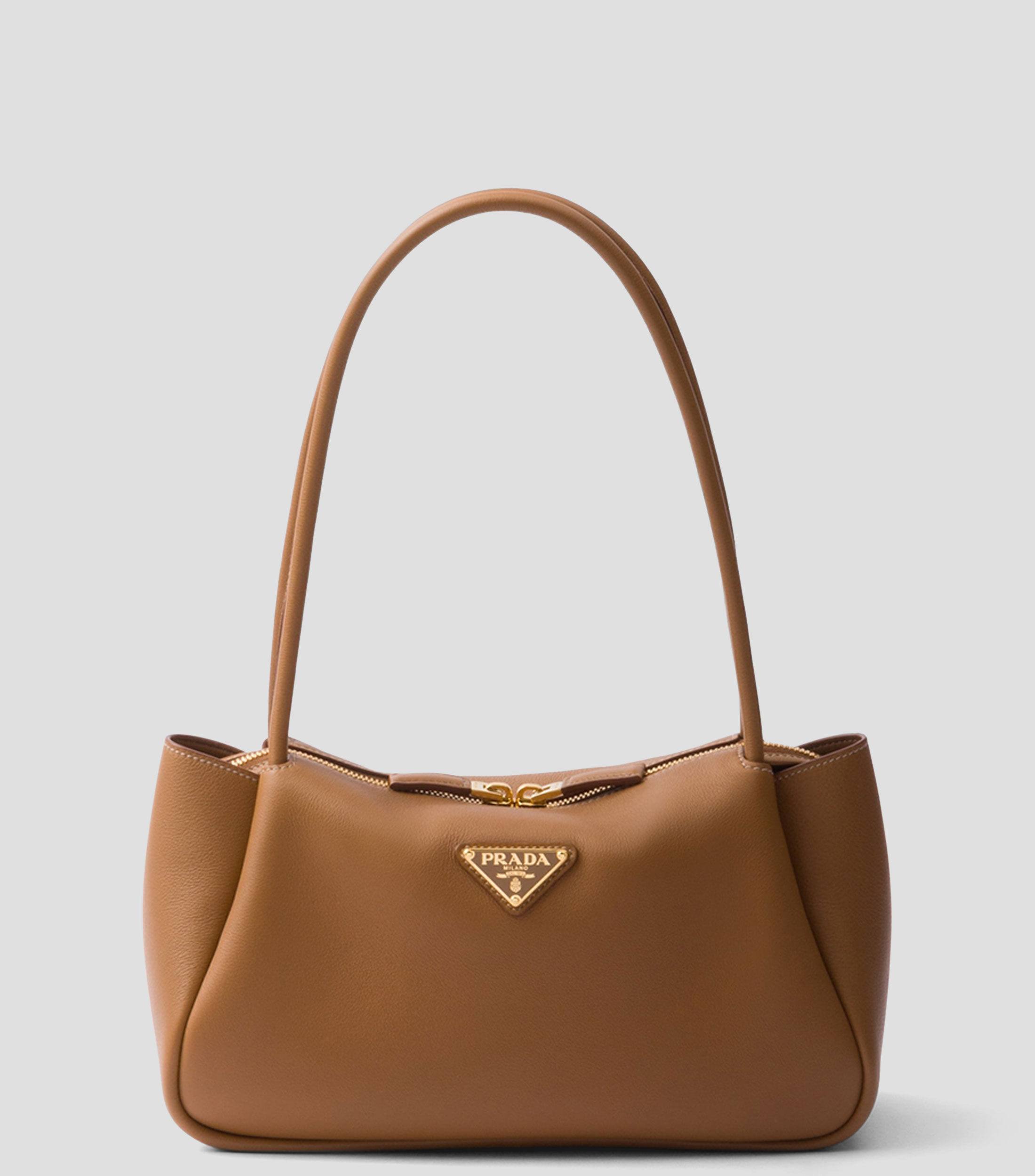 Bolsa de Mano Café en Piel Darling, Mujer
