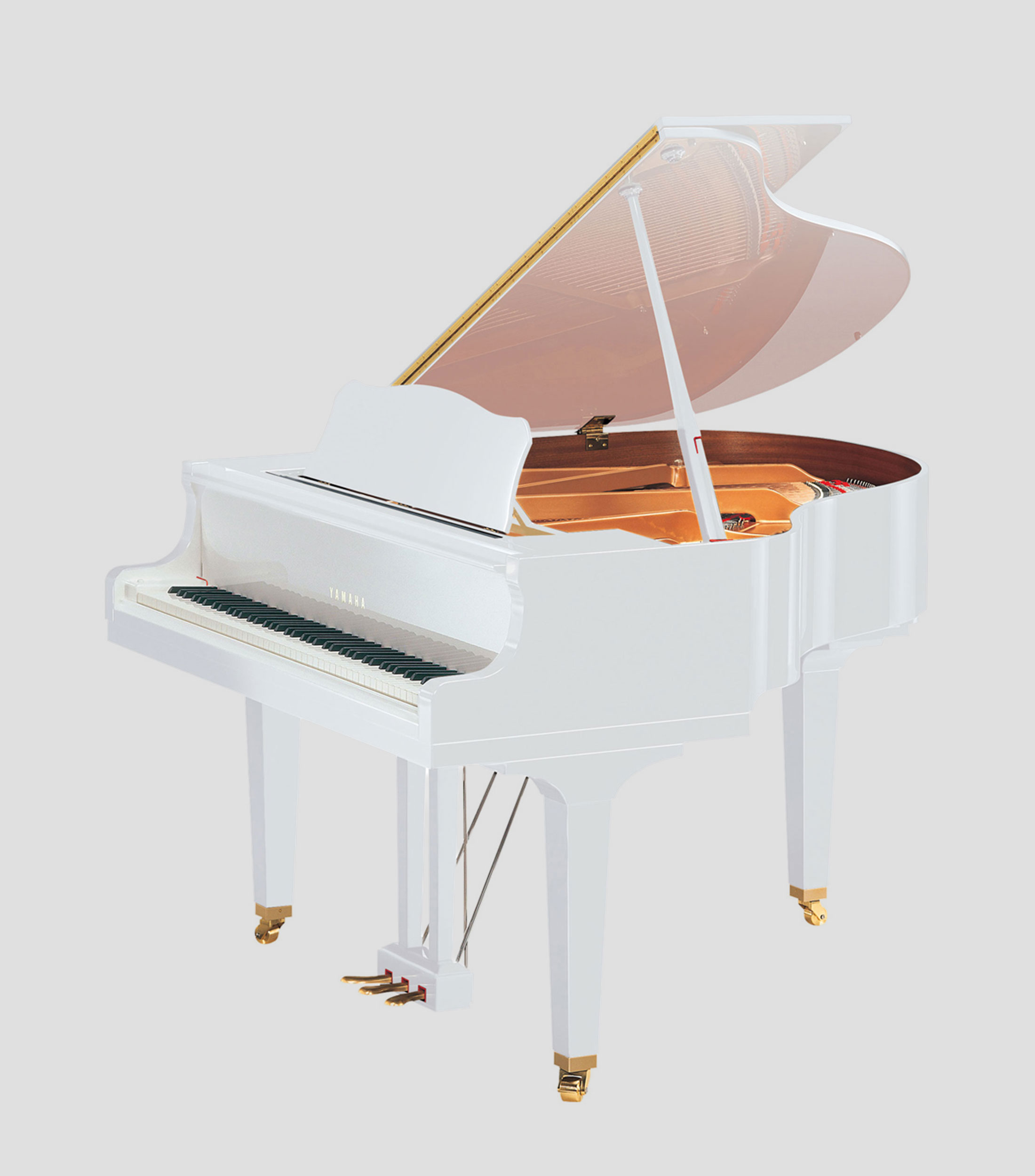 GB1KPWH Piano de Cola Blanco
