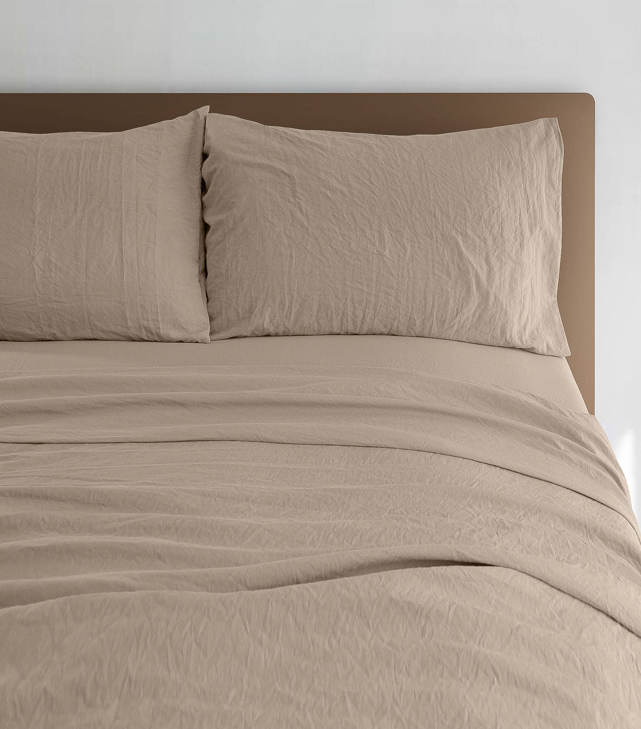 Juego de sábanas King Size Linette Moka