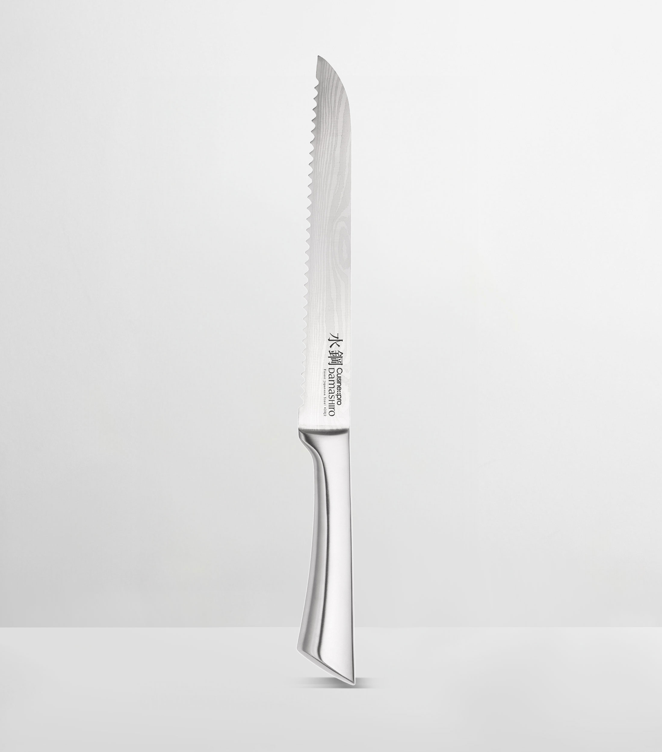 Cuchillo para pan Damashiro en acero inoxidable