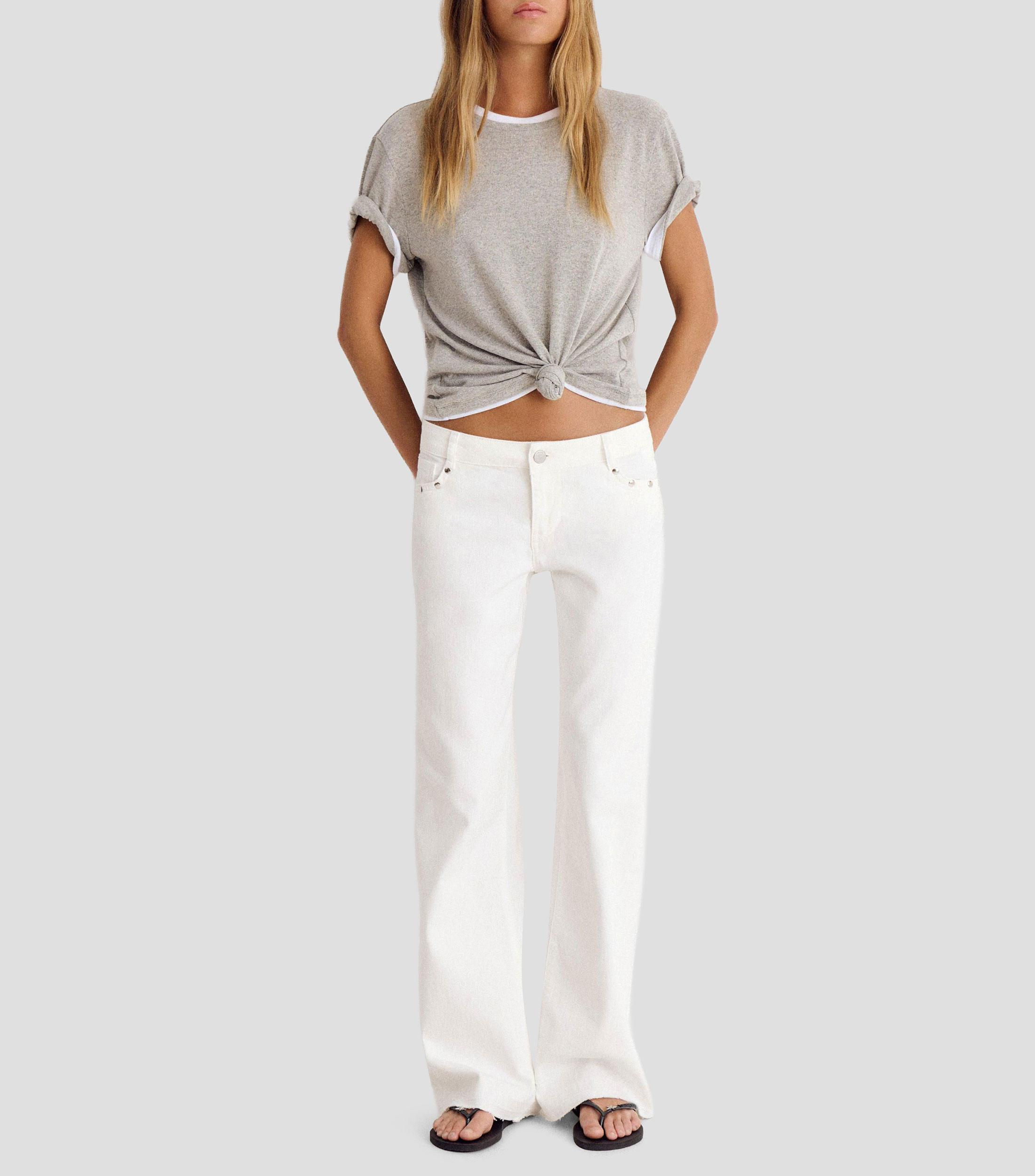 Jeans recto estrellas Mujer