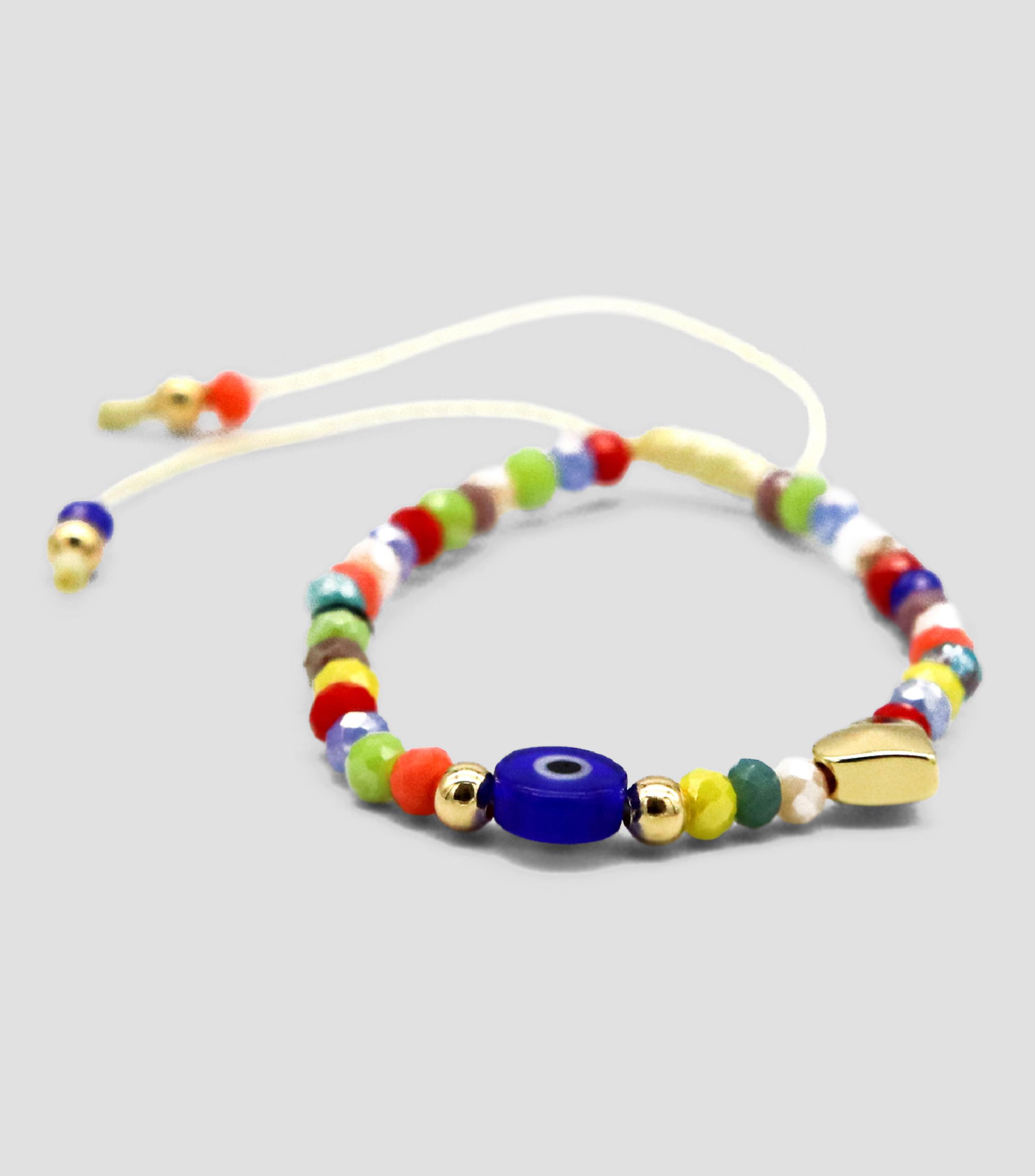 Pulsera Ajustable Ojos Multicolor Bebe