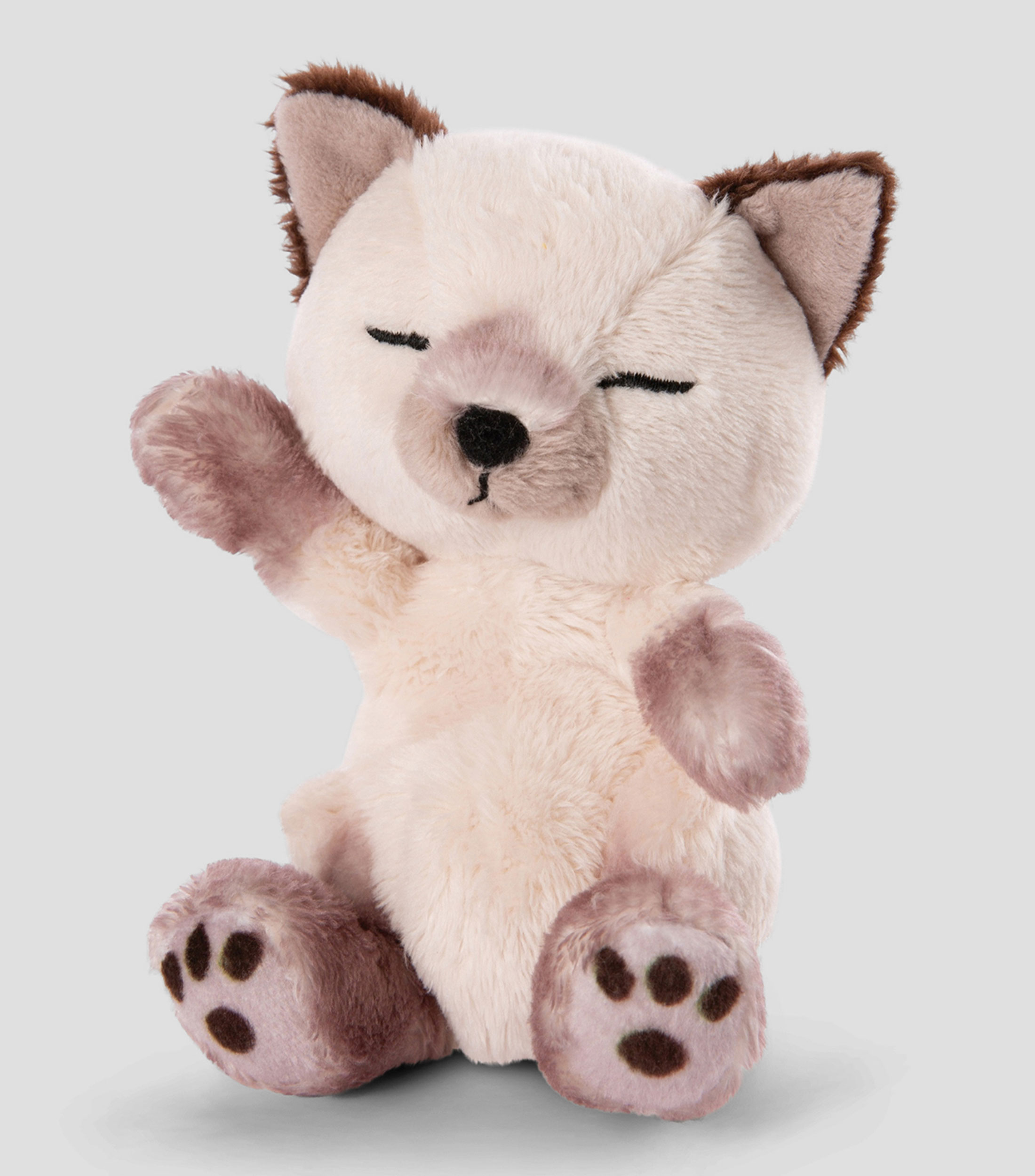 Mascota Durmiente Gatito Siamés de Peluche